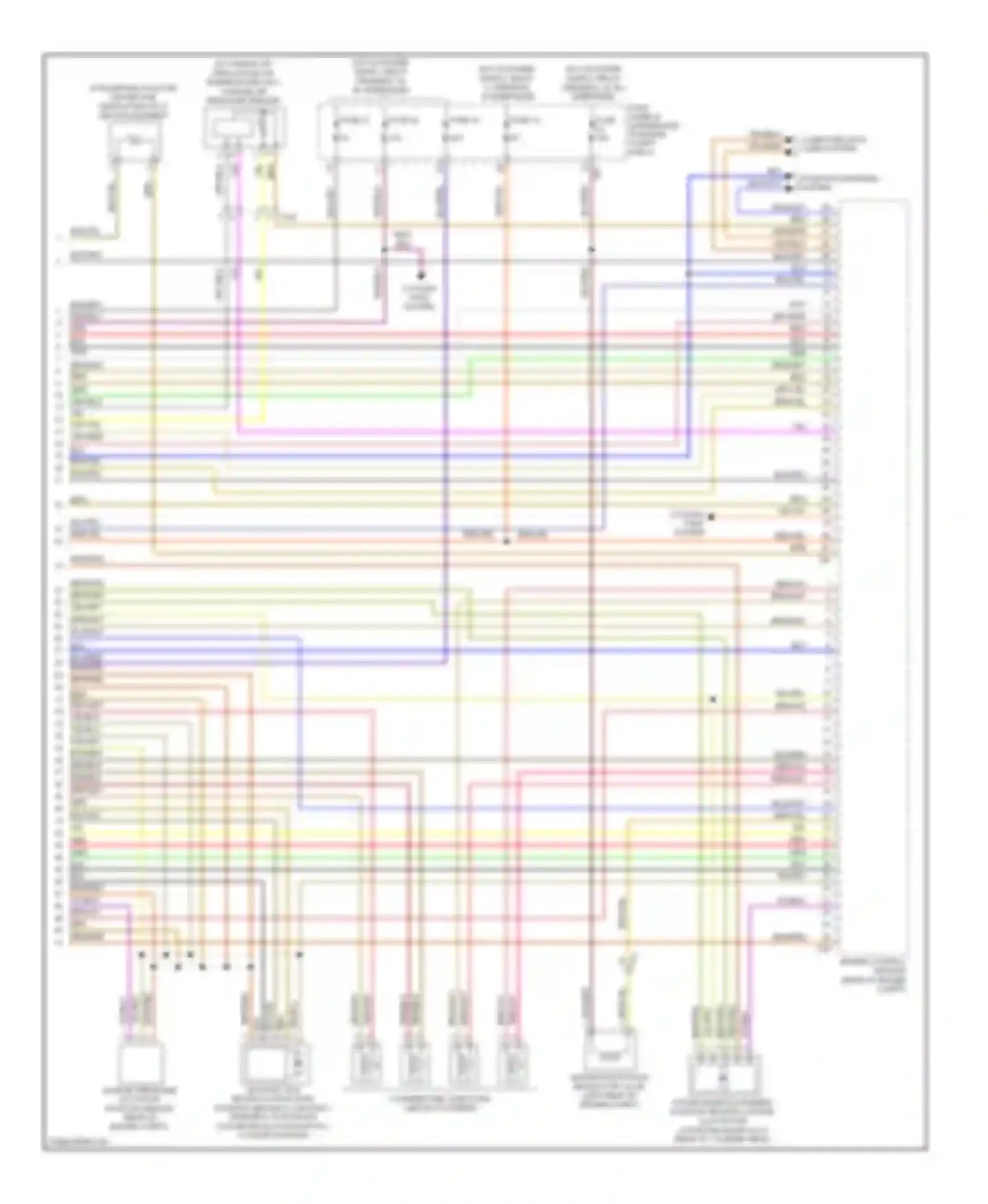 A3 Audi 8P facelift 2 (2008-2013): Wiring diagram engine performance 2.0l turbo diesel, cbea (5 of 5)