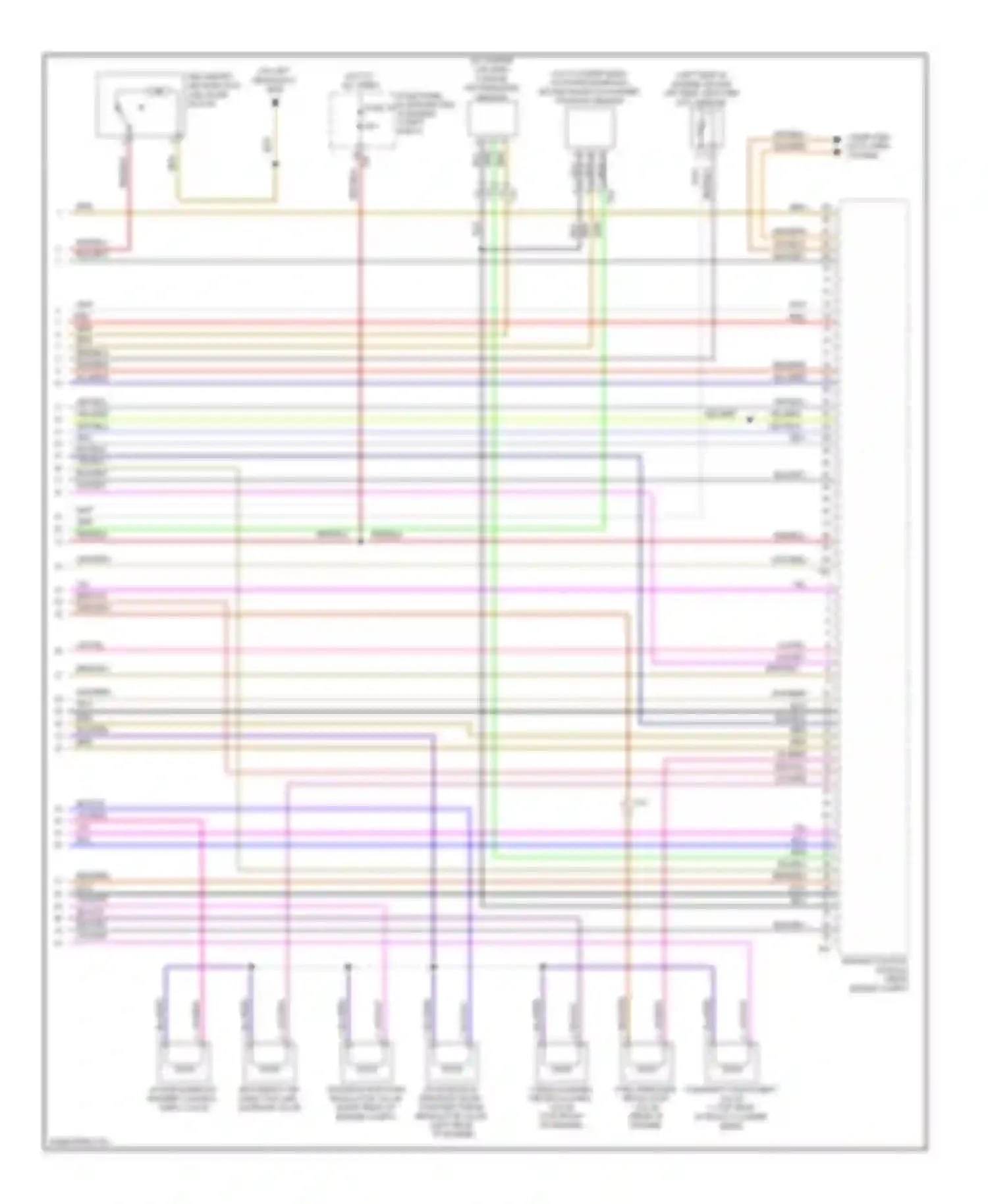 A3 Audi 8P facelift 2 (2008-2013): Wiring diagram engine performance 2.0l turbo, cbfa (6 of 6)