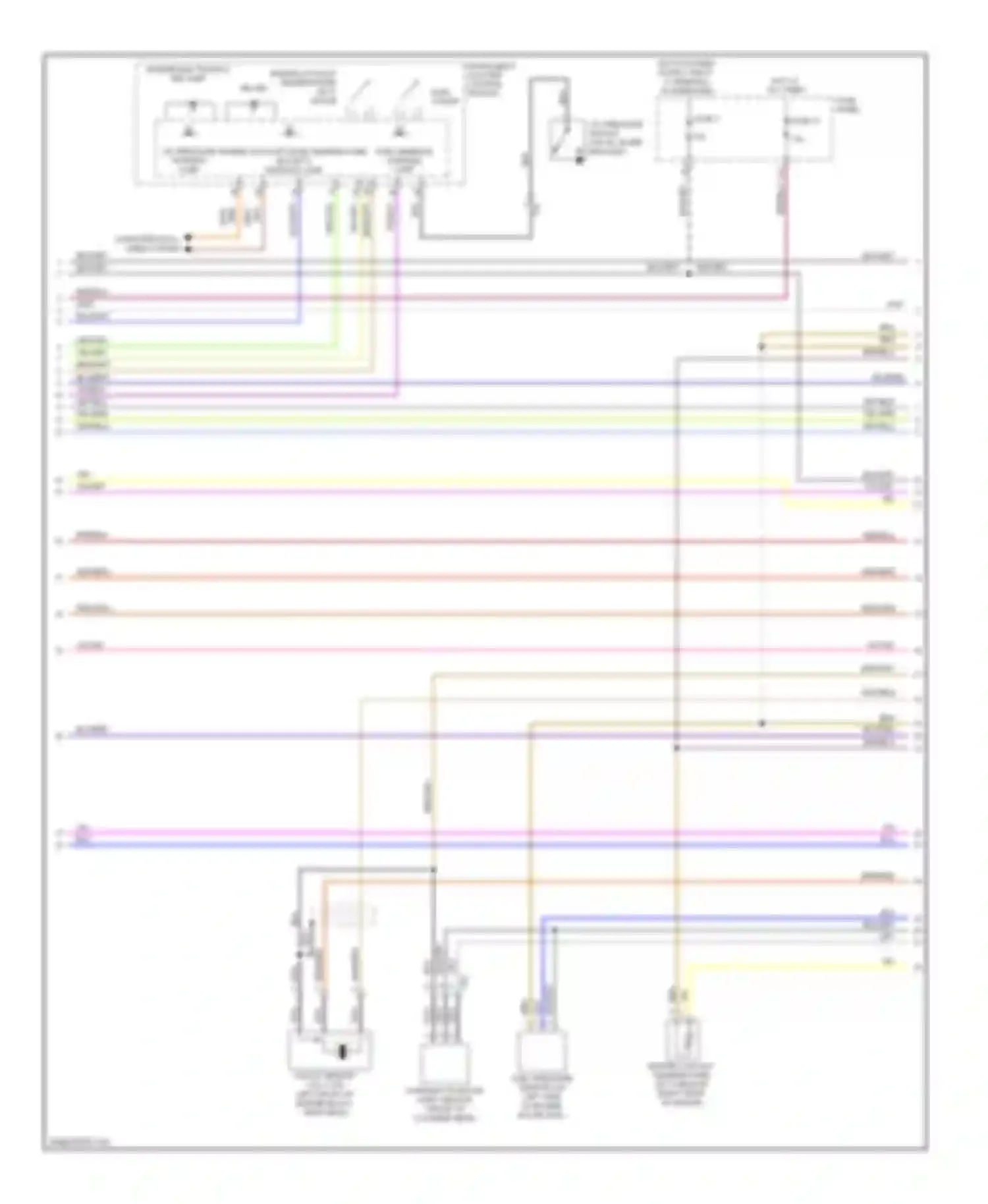 A3 Audi 8P facelift 2 (2008-2013): Wiring diagram engine performance 2.0l turbo, ccta (4 of 6)