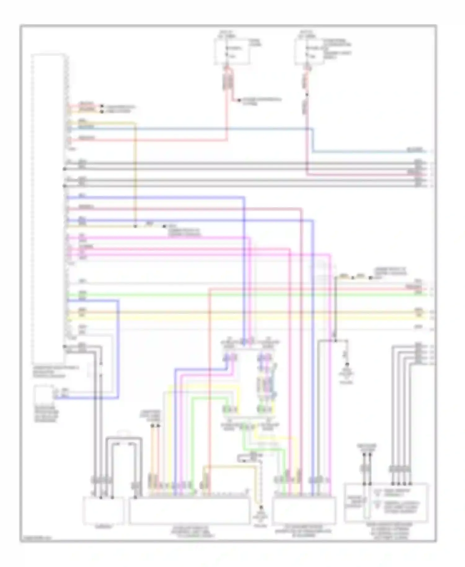 A3 Audi 8P facelift 2 (2008-2013): Navigation circuit, with rns-e with bose (1 of 3)