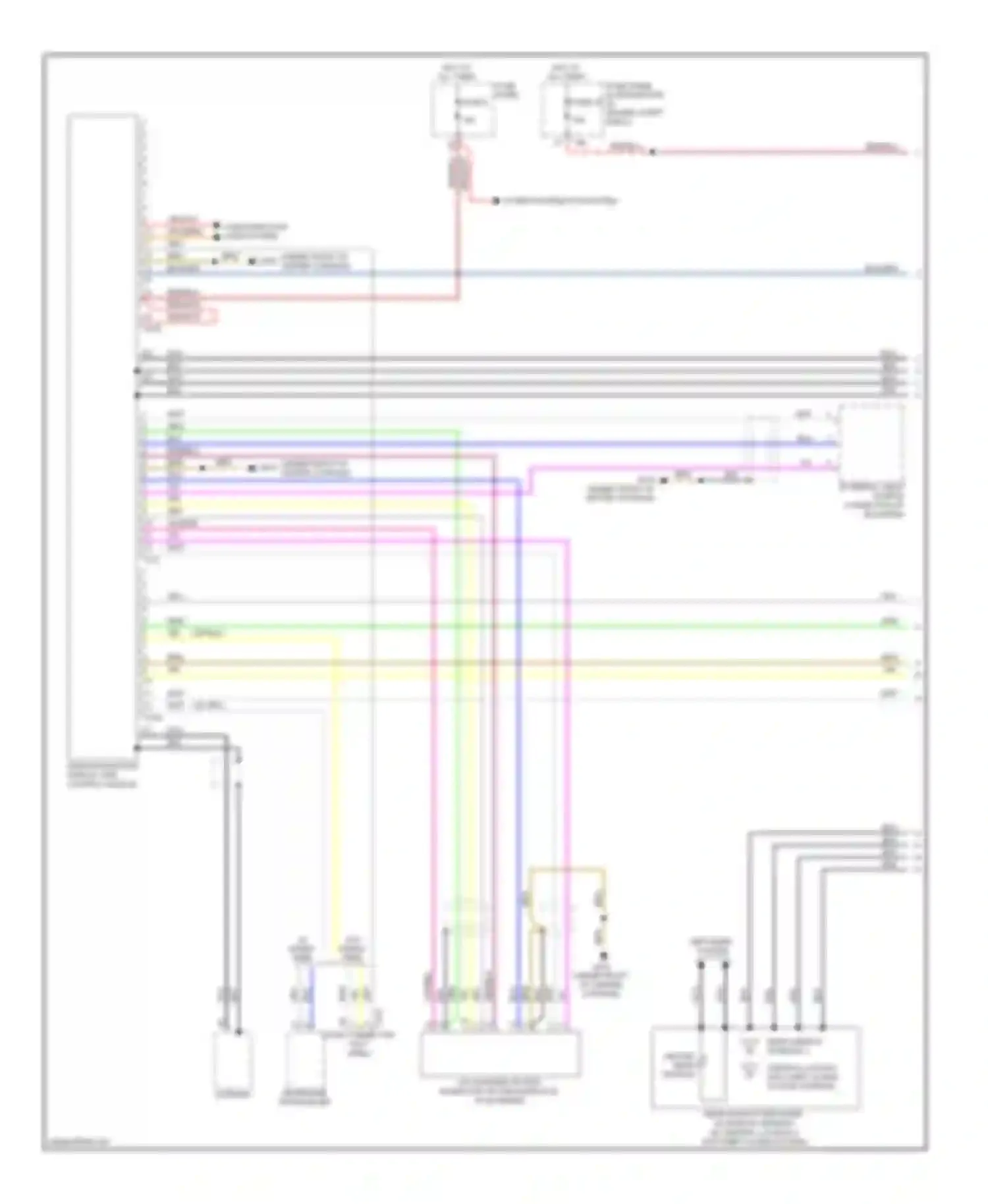 A3 Audi 8P facelift 2 (2008-2013): Navigation circuit, without rns-e with bose (1 of 2)