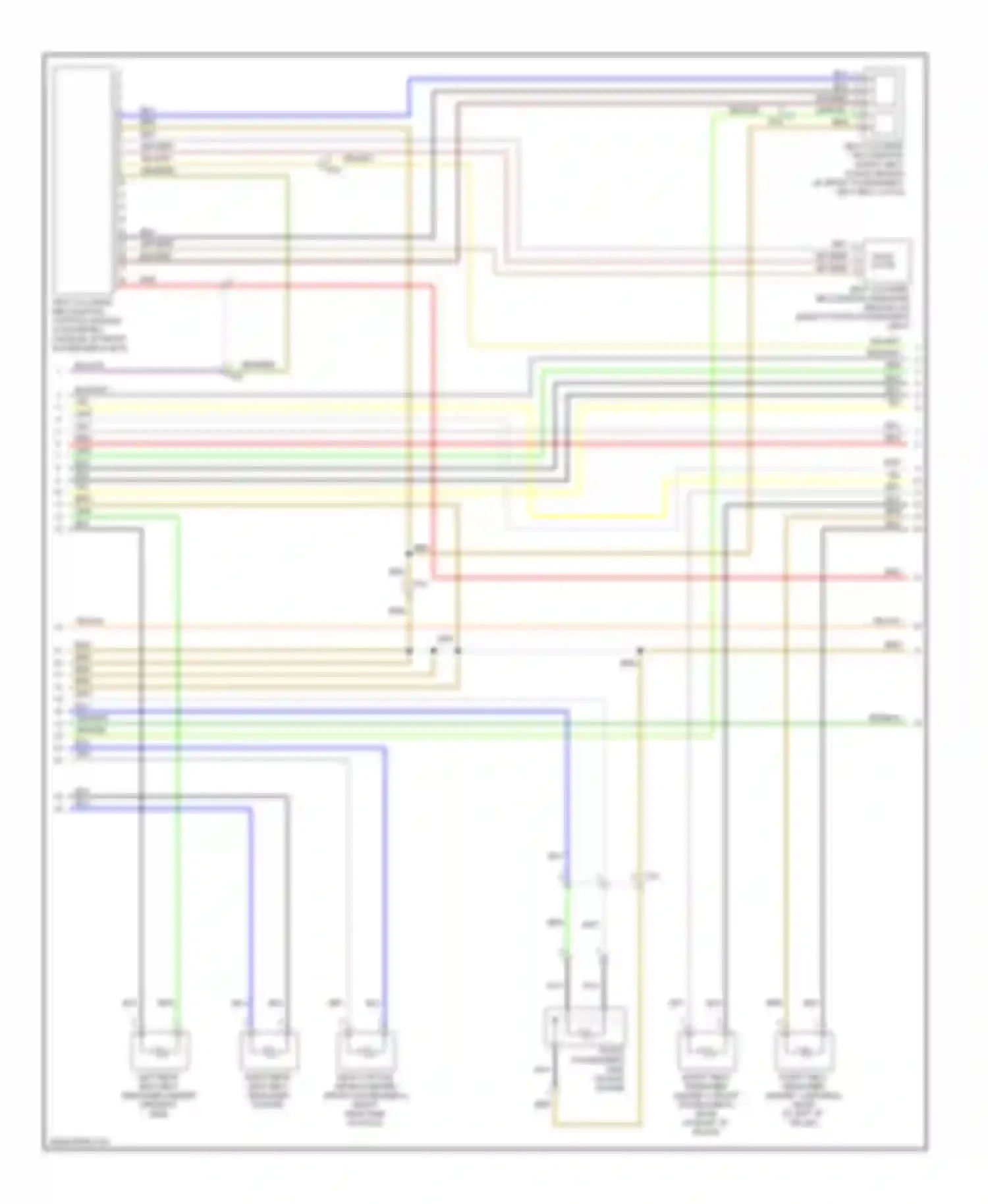 A3 Audi 8P facelift 2 (2008-2013): Supplemental restraints circuit (2 of 3)
