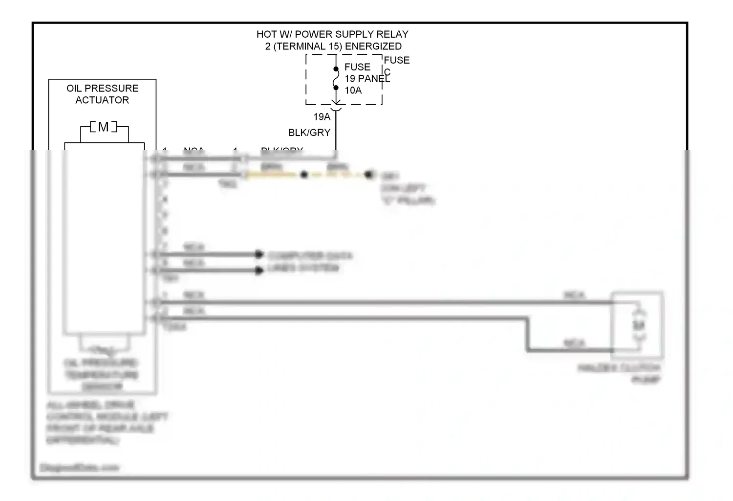 Wiring diagram blk/gry for Audi A3 8P facelift 2 (2008-2013) (22 of 25)