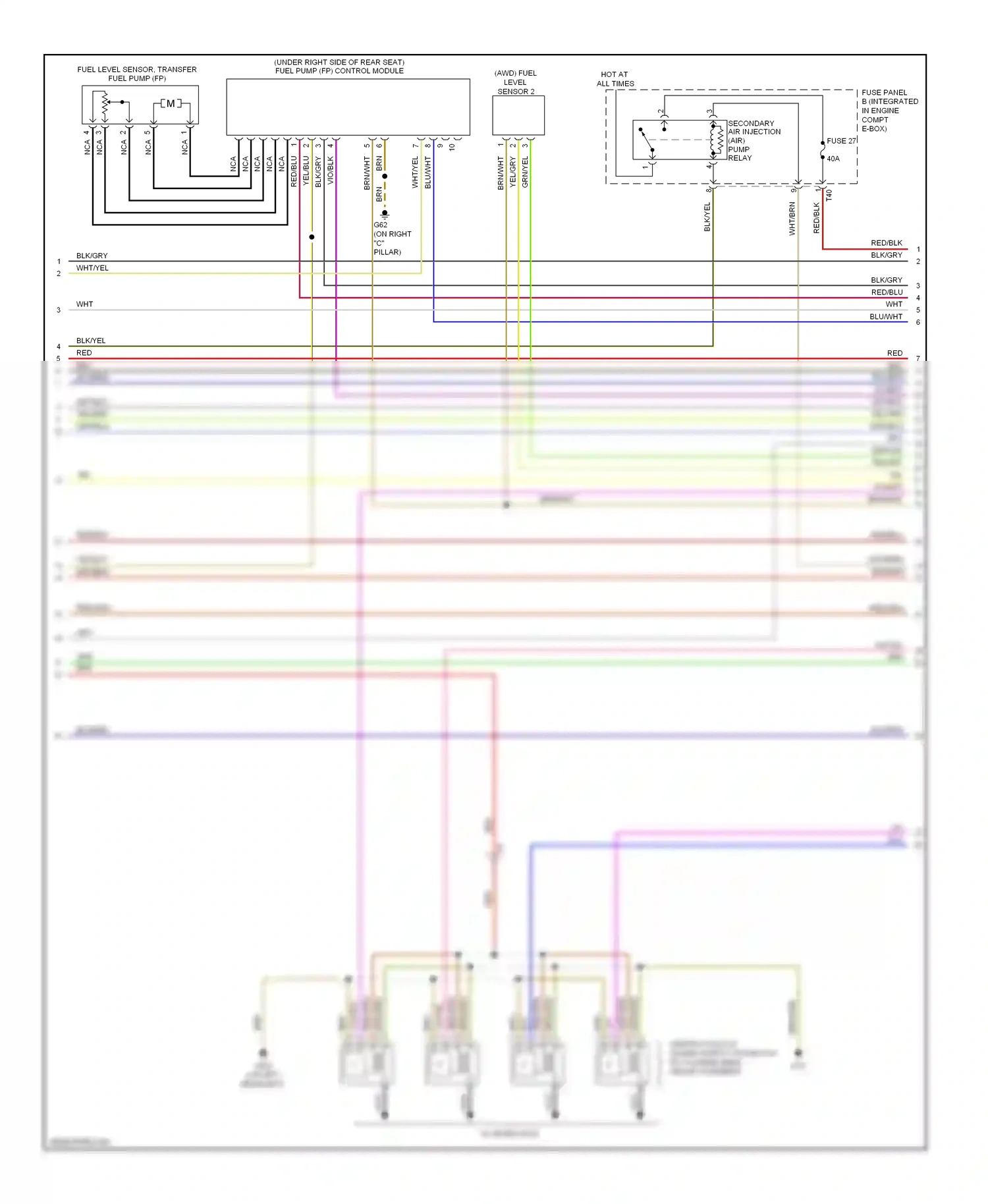 Wiring diagram blk/gry for Audi A3 8P facelift 2 (2008-2013) (17 of 25)