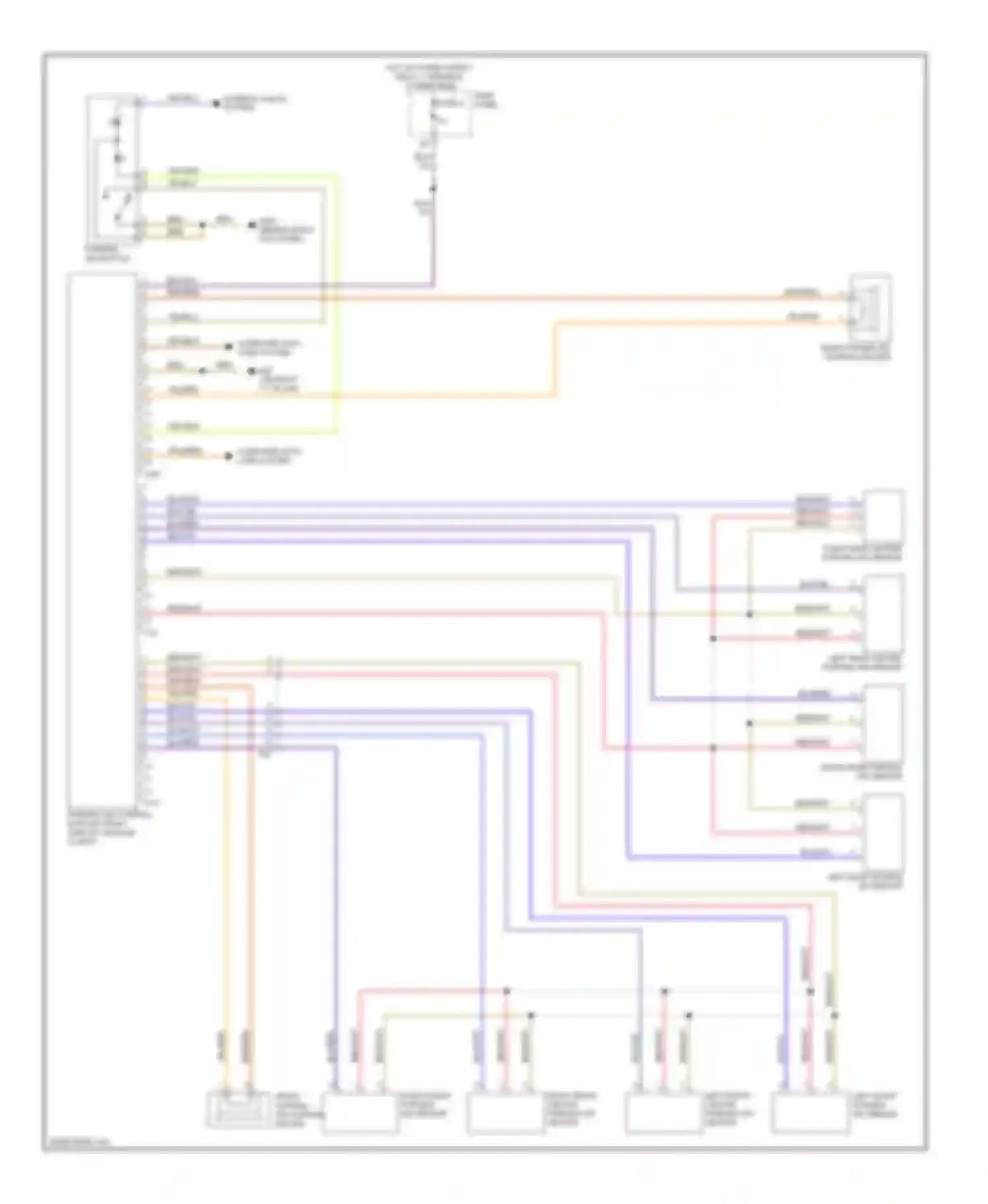 Wiring diagram blk/vio for Audi A3 8P facelift 2 (2008-2013) (17 of 19)