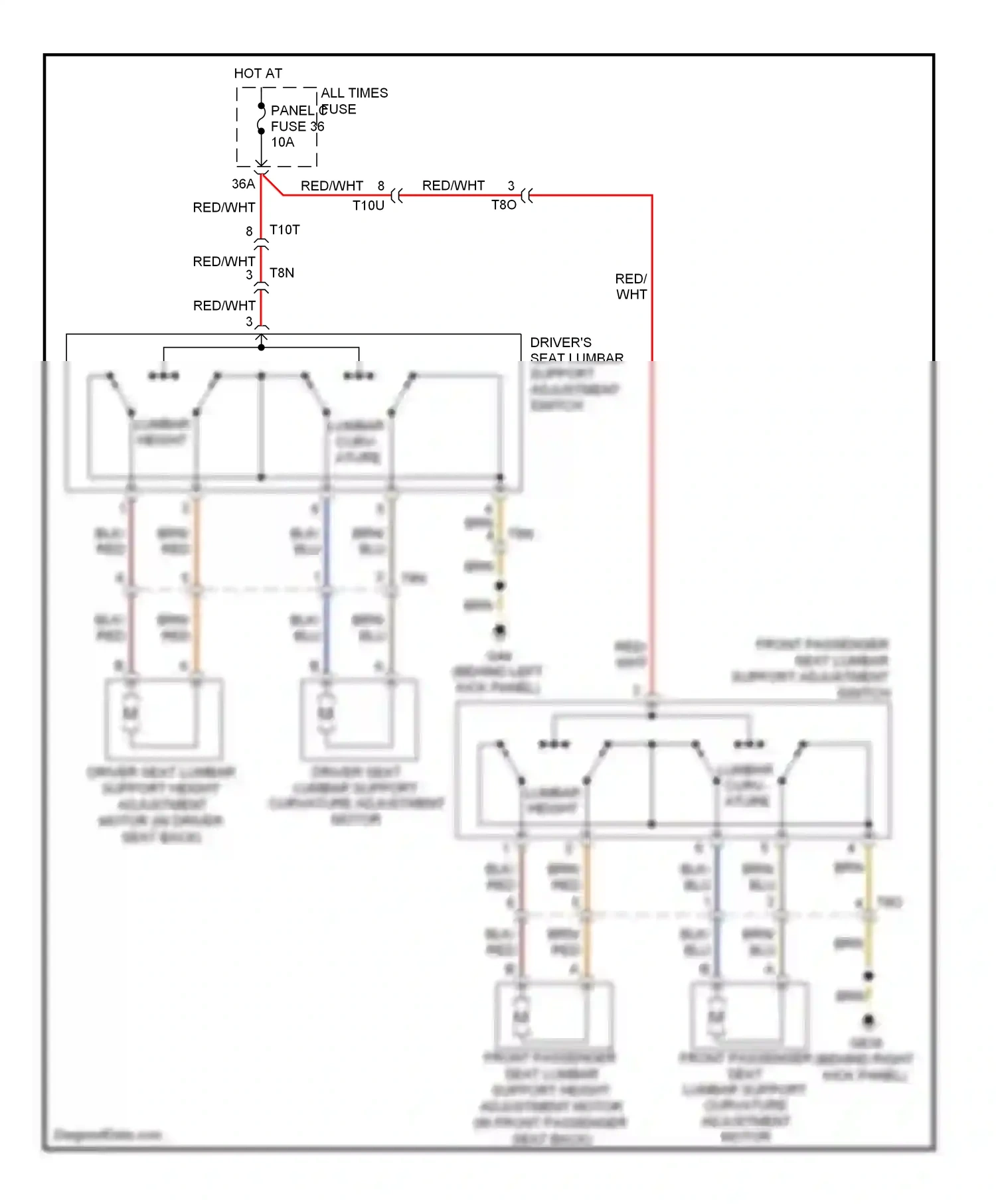 Wiring diagram blu for Audi A3 8P facelift 2 (2008-2013) (67 of 90)