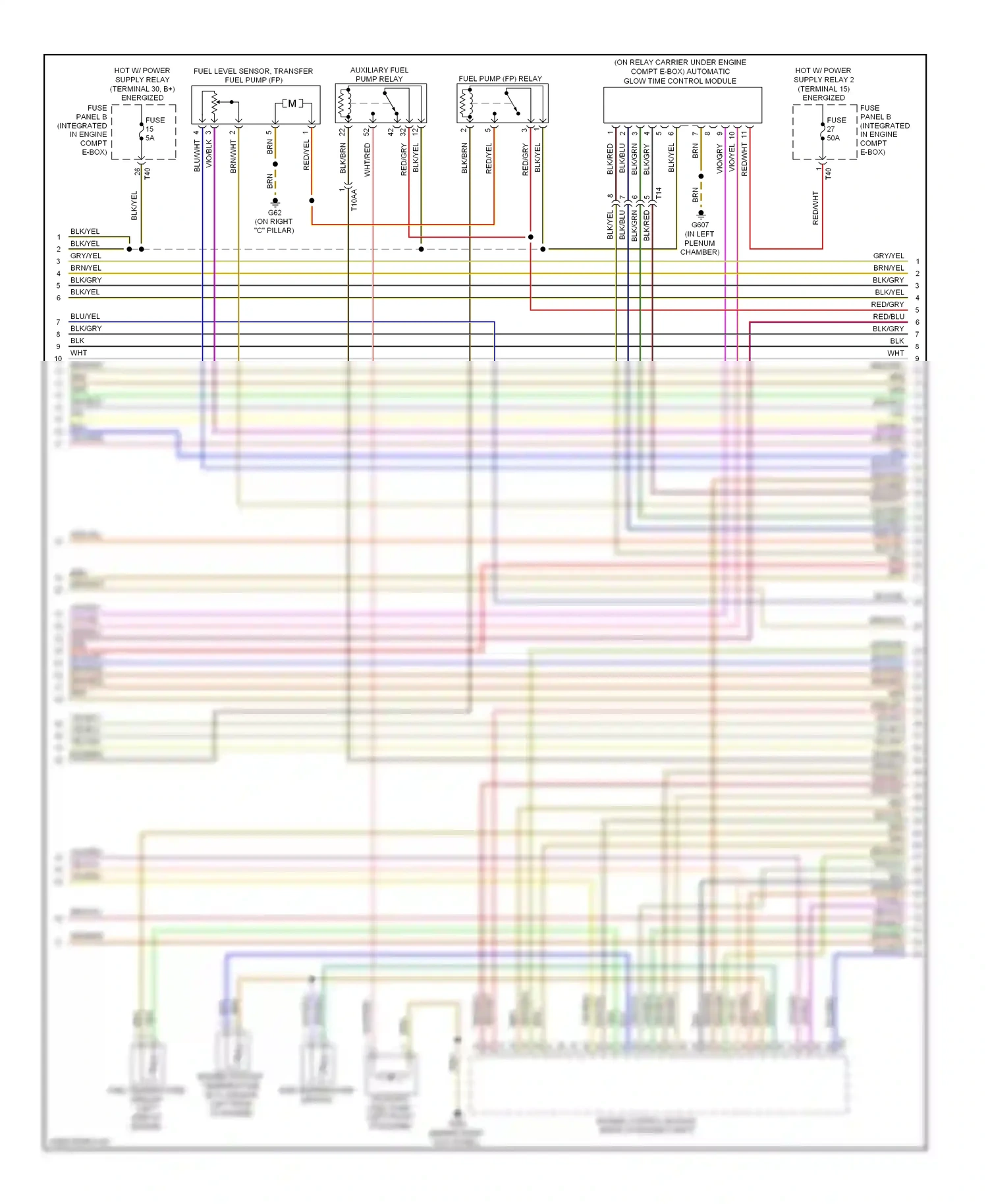 Wiring diagram blu/wht for Audi A3 8P facelift 2 (2008-2013) (18 of 30)