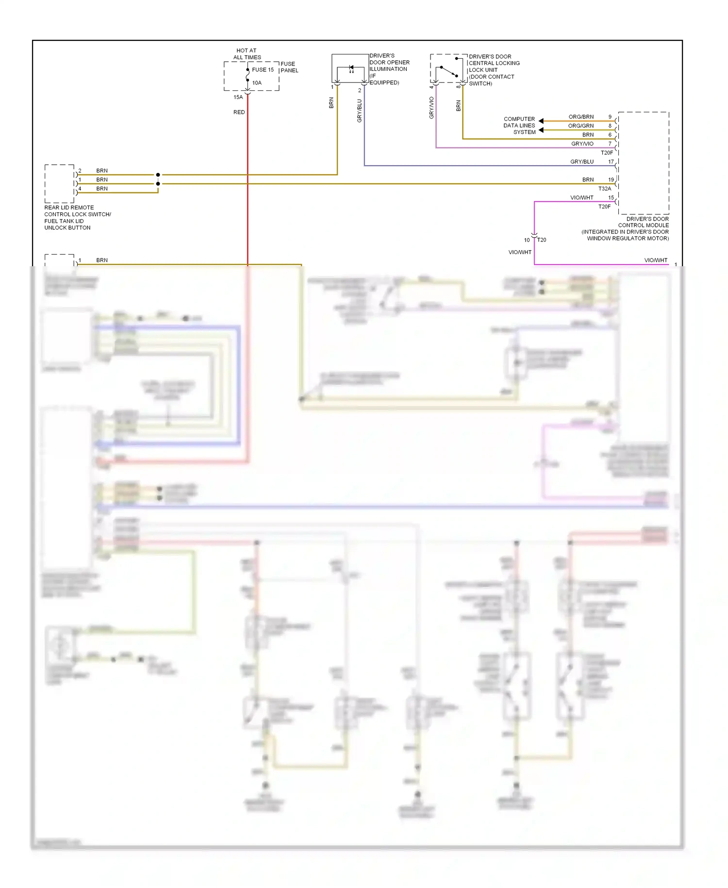 Wiring diagram brn for Audi A3 8P facelift 2 (2008-2013) (41 of 108)