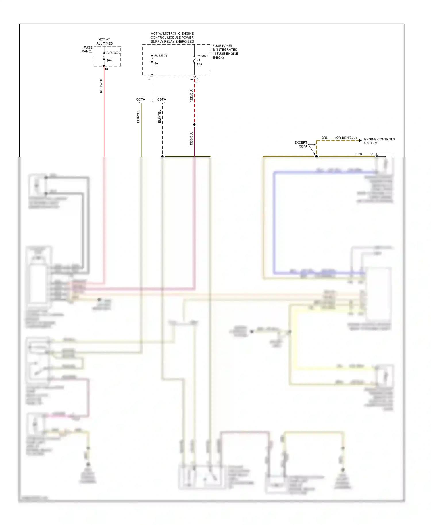 Audi A3 8P facelift 2 (2008-2013) cbfa wiring diagram  (3 of 5)