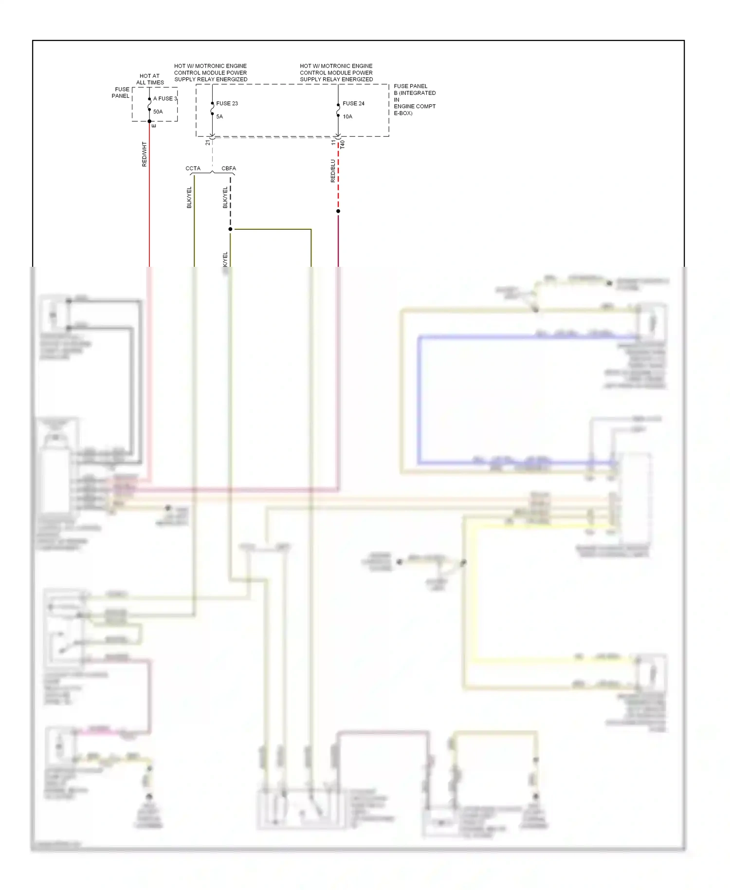 Audi A3 8P facelift 2 (2008-2013) cbfa wiring diagram  (2 of 5)