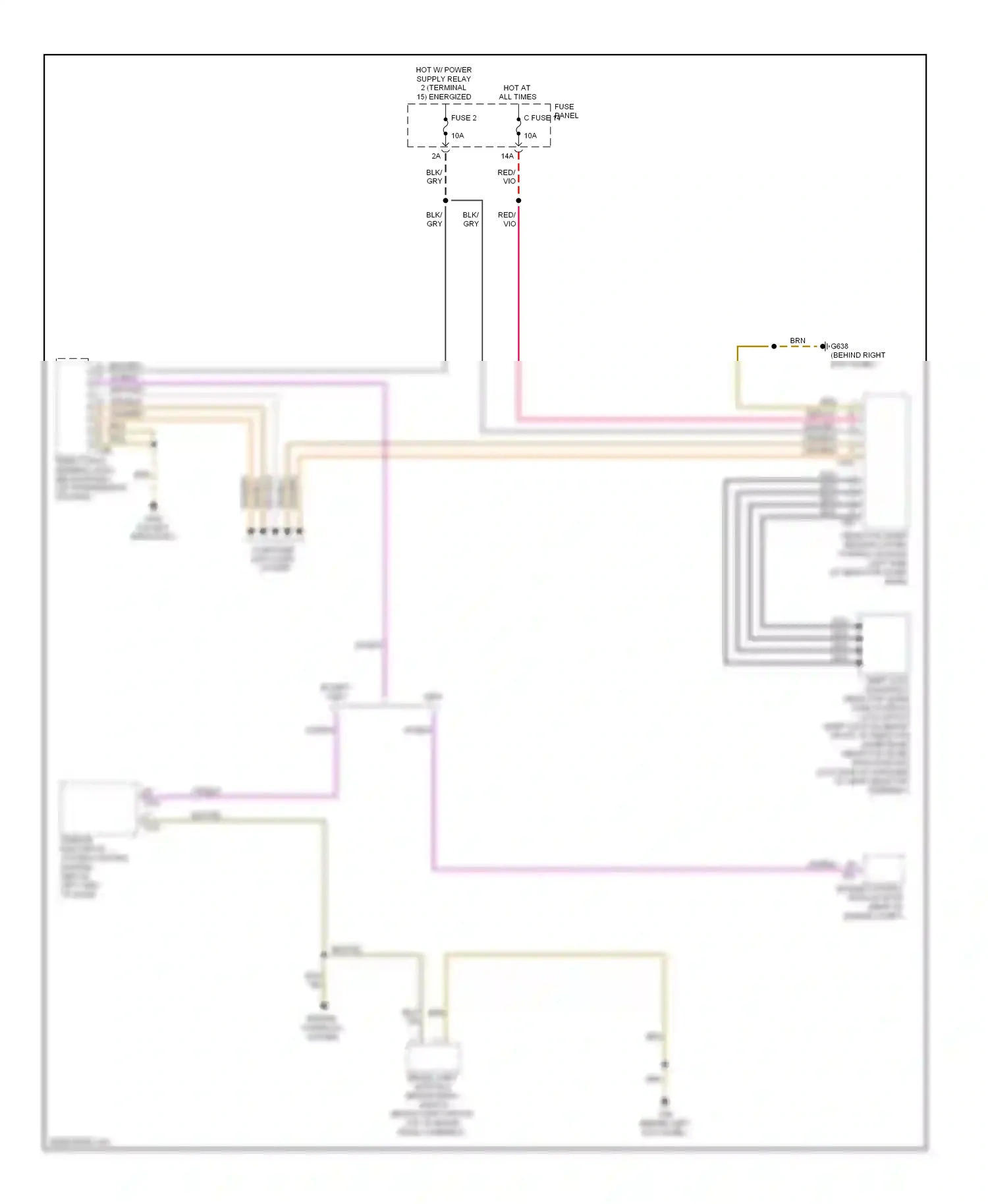 Audi A3 8P facelift 2 (2008-2013) cbfa wiring diagram  (4 of 5)