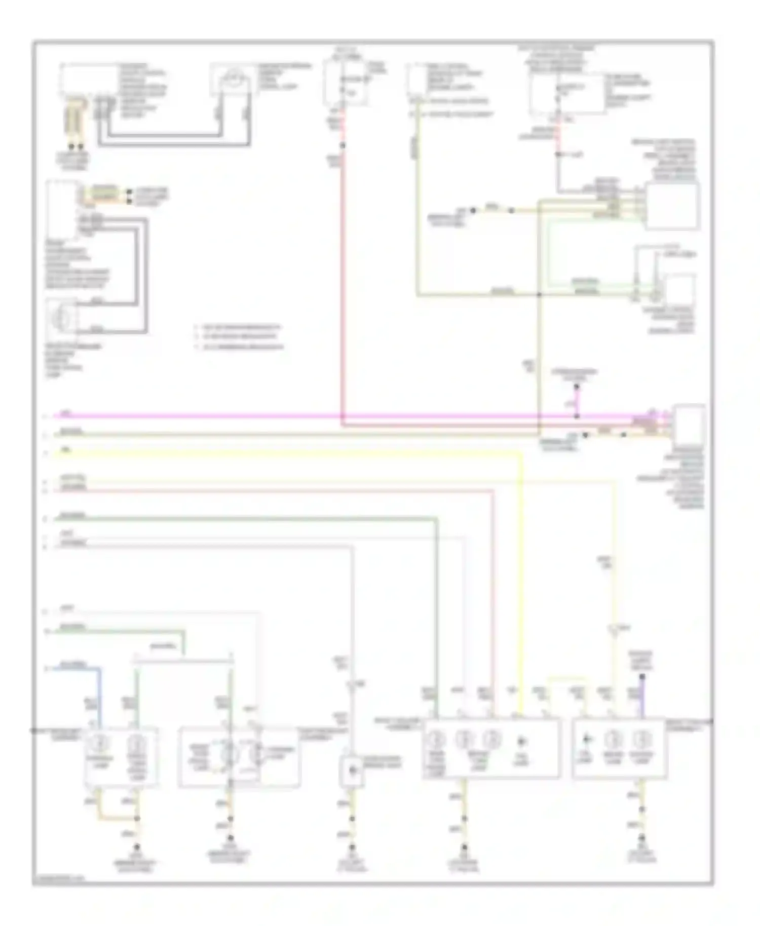 Wiring diagram engine compt) for Audi A3 8P facelift 2 (2008-2013) (1 of 2)