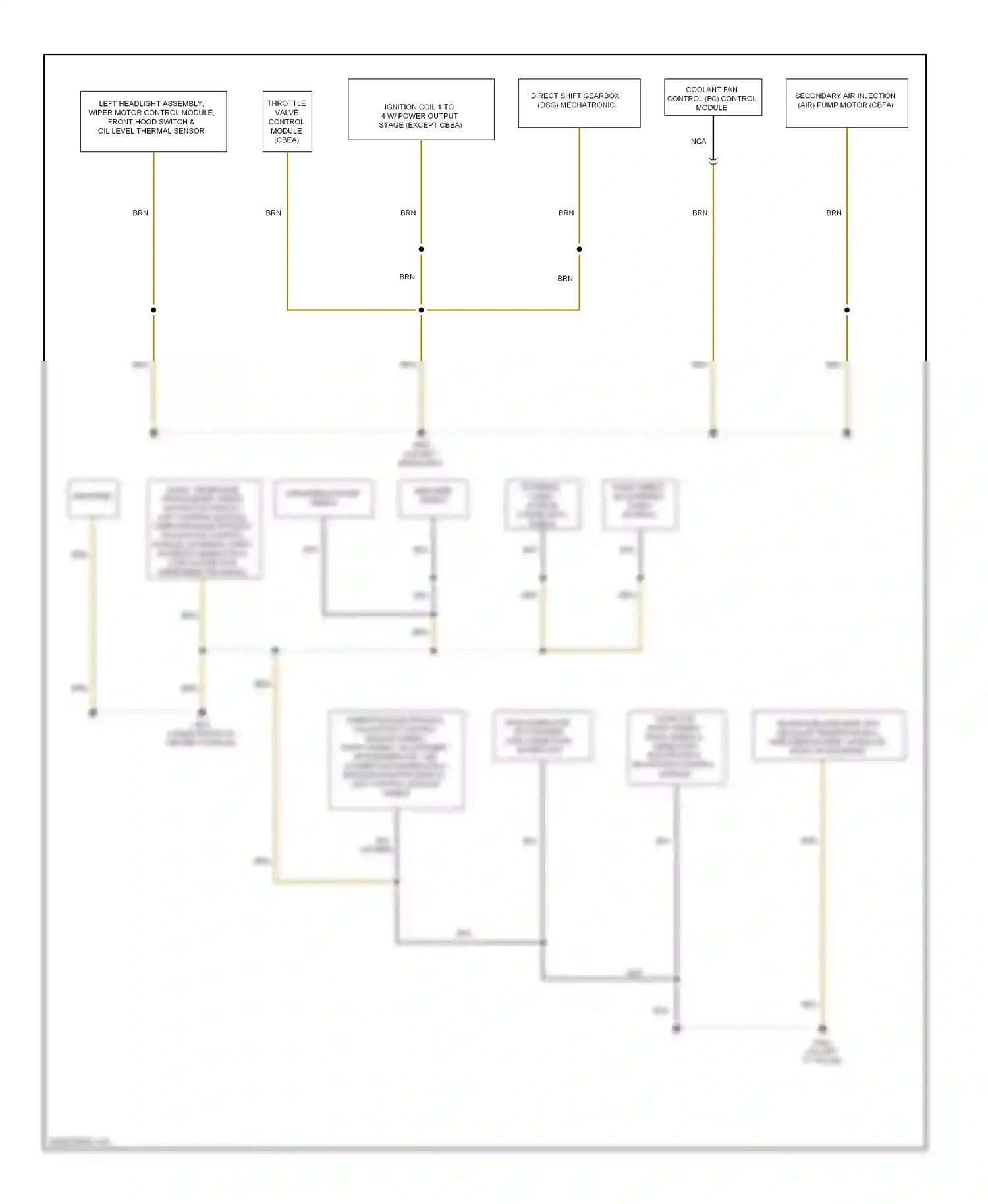 Wiring diagram external audio source connection shield for Audi A3 8P facelift 2 (2008-2013) (1 of 1)
