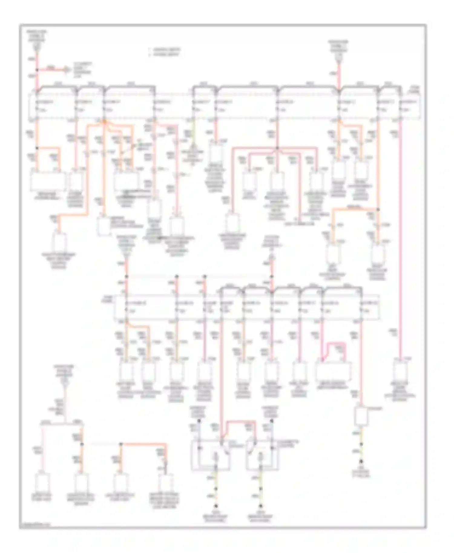 Wiring diagram selector lever sensor system control module for Audi A3 8P facelift 2 (2008-2013)