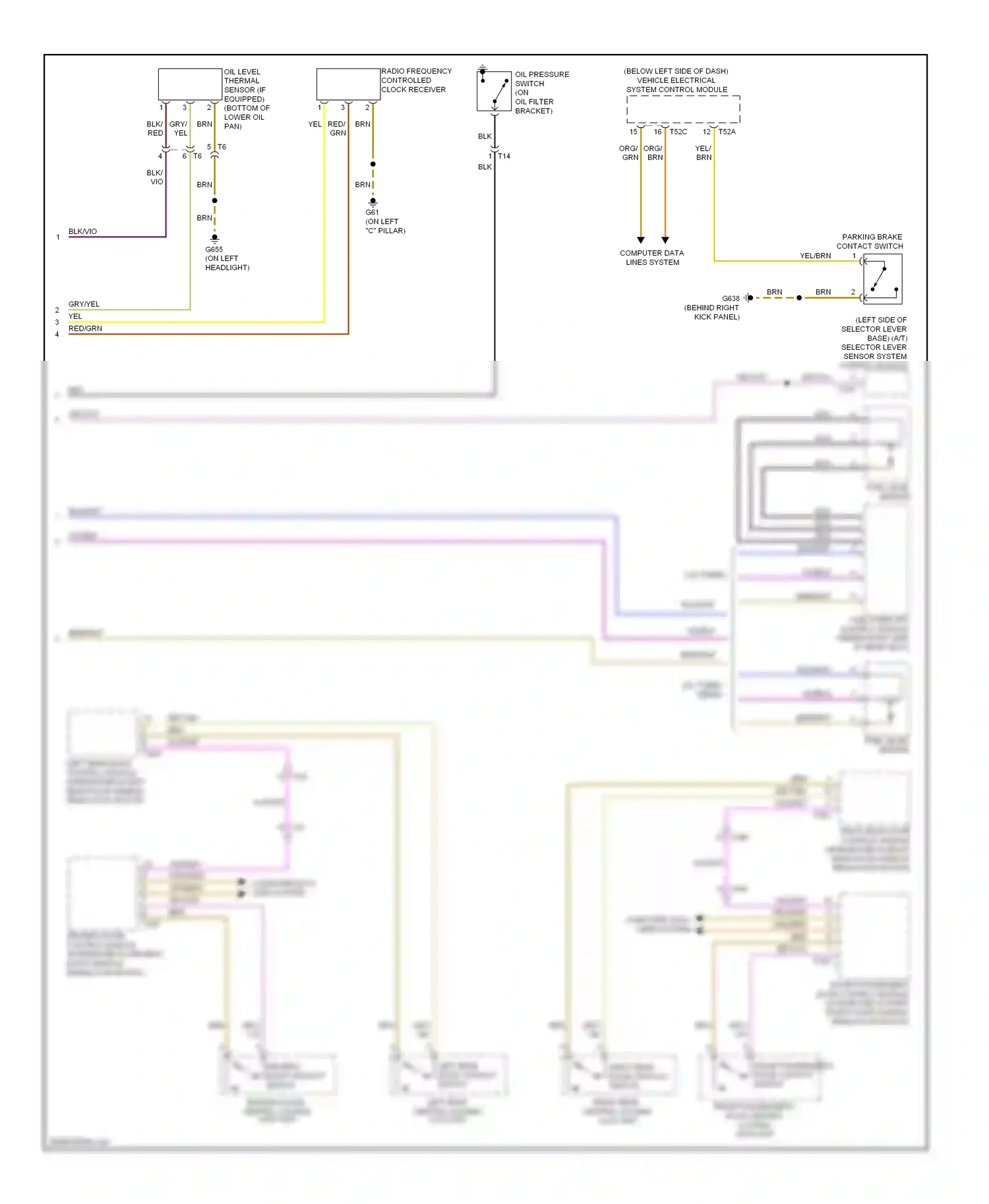 Wiring diagram fuel level sensor for Audi A3 8P facelift 2 (2008-2013) (1 of 1)
