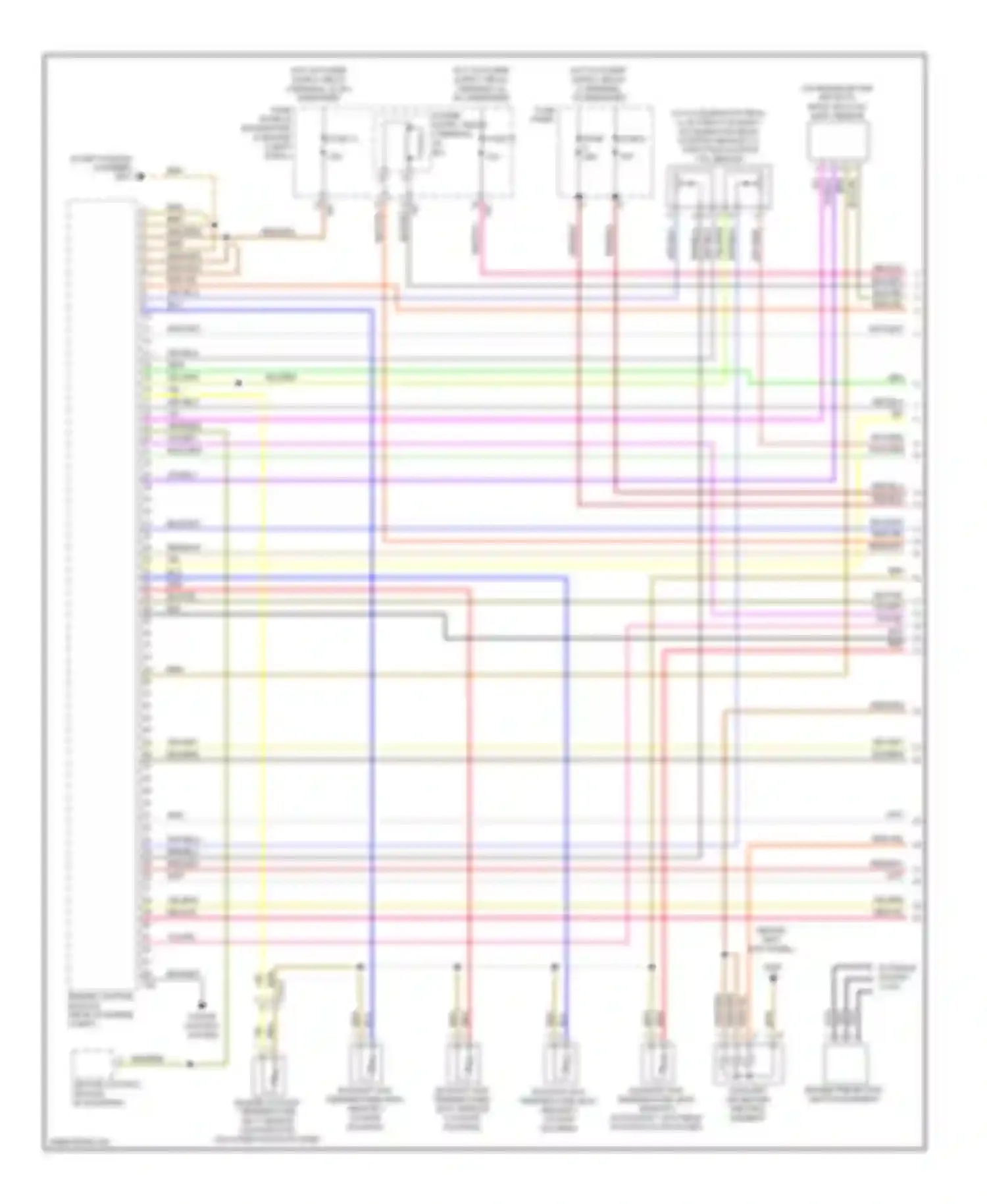 Wiring diagram fuse 6 fuse 4 for Audi A3 8P facelift 2 (2008-2013)