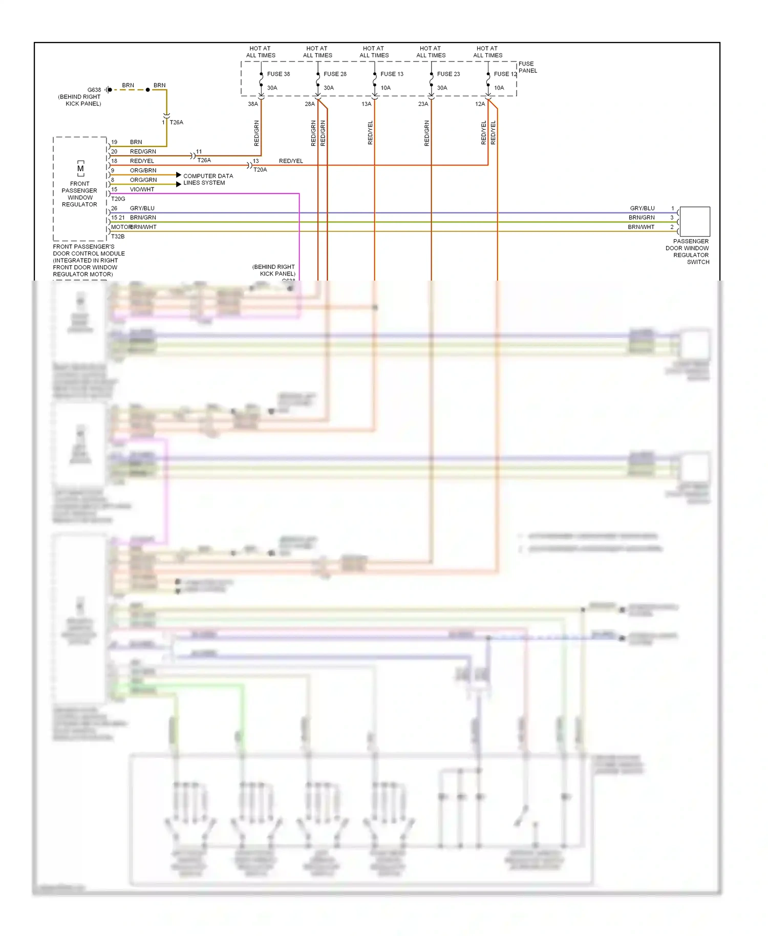 Wiring diagram gry/blu for Audi A3 8P facelift 2 (2008-2013) (23 of 25)
