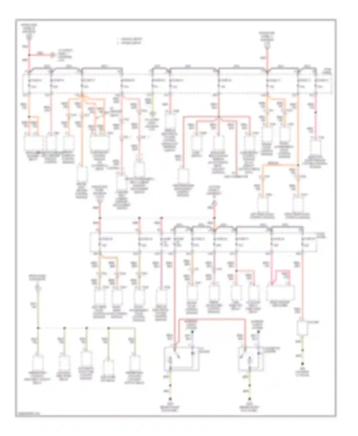 Wiring diagram headlamp washer relay for Audi A3 8P facelift 2 (2008-2013) (1 of 2)