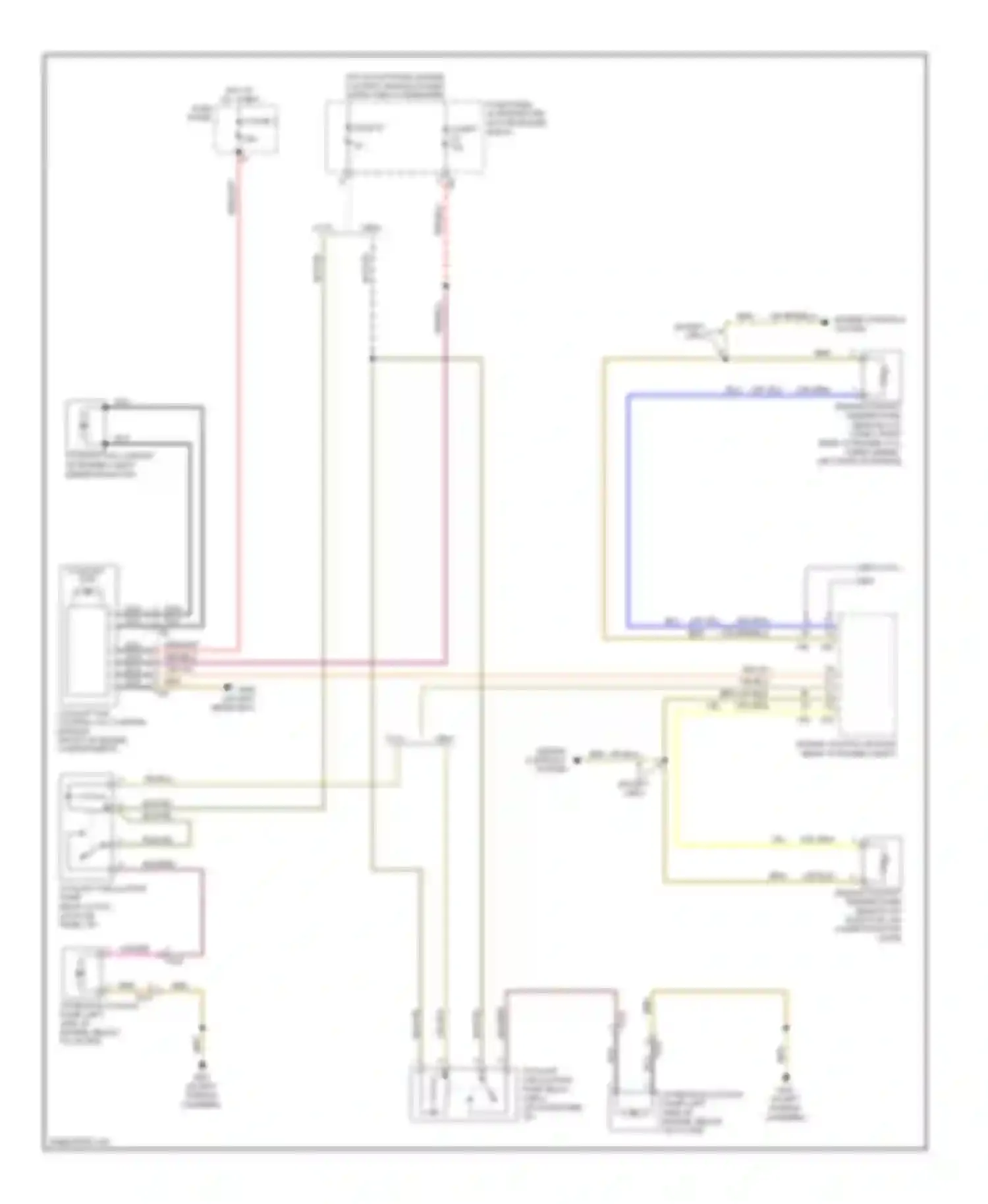 Wiring diagram engine coolant temperature sensor (2.0l turbo: right for Audi A3 8P facelift 2 (2008-2013)