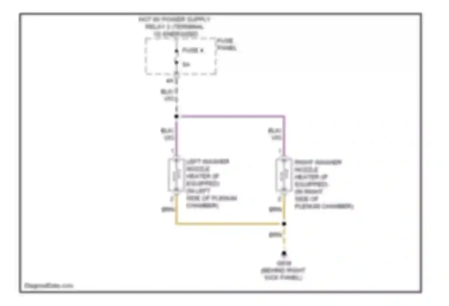 Wiring diagram fuse 4 for Audi A3 8P facelift 2 (2008-2013)