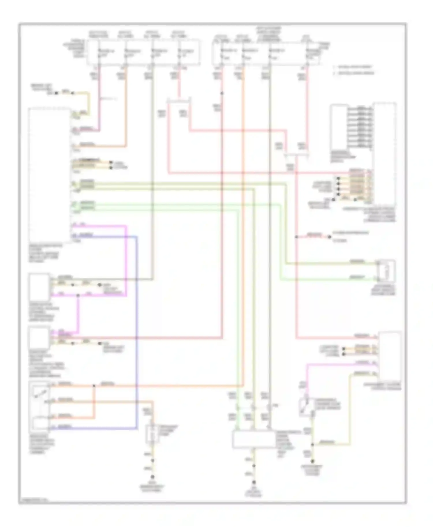 Wiring diagram 16 15 computer data lines system for Audi A3 8P facelift 2 (2008-2013)