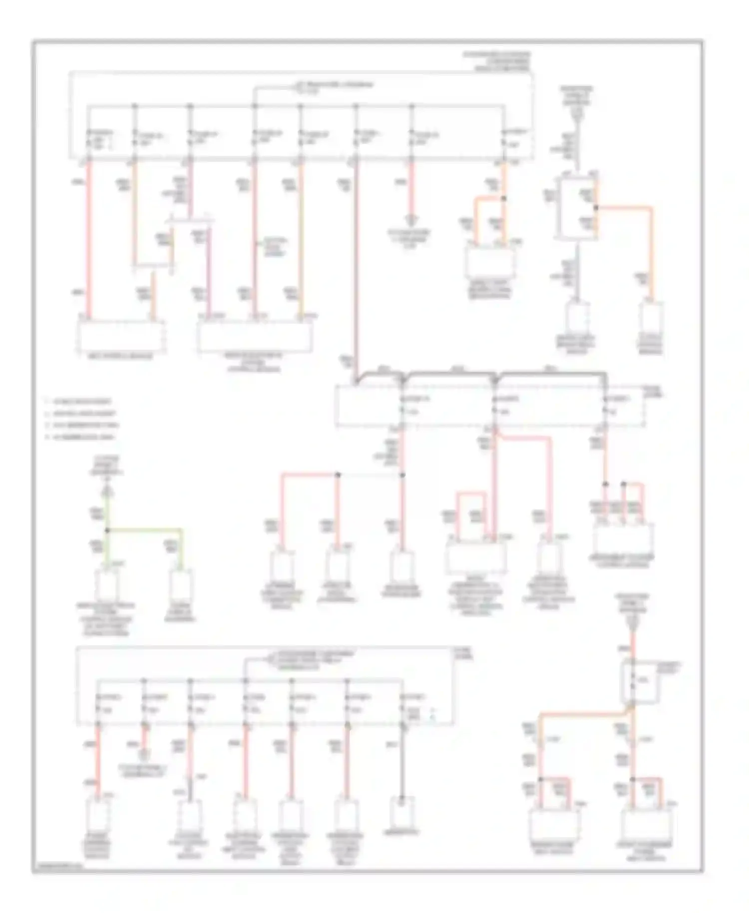Wiring diagram power steering control module for Audi A3 8P facelift 2 (2008-2013)