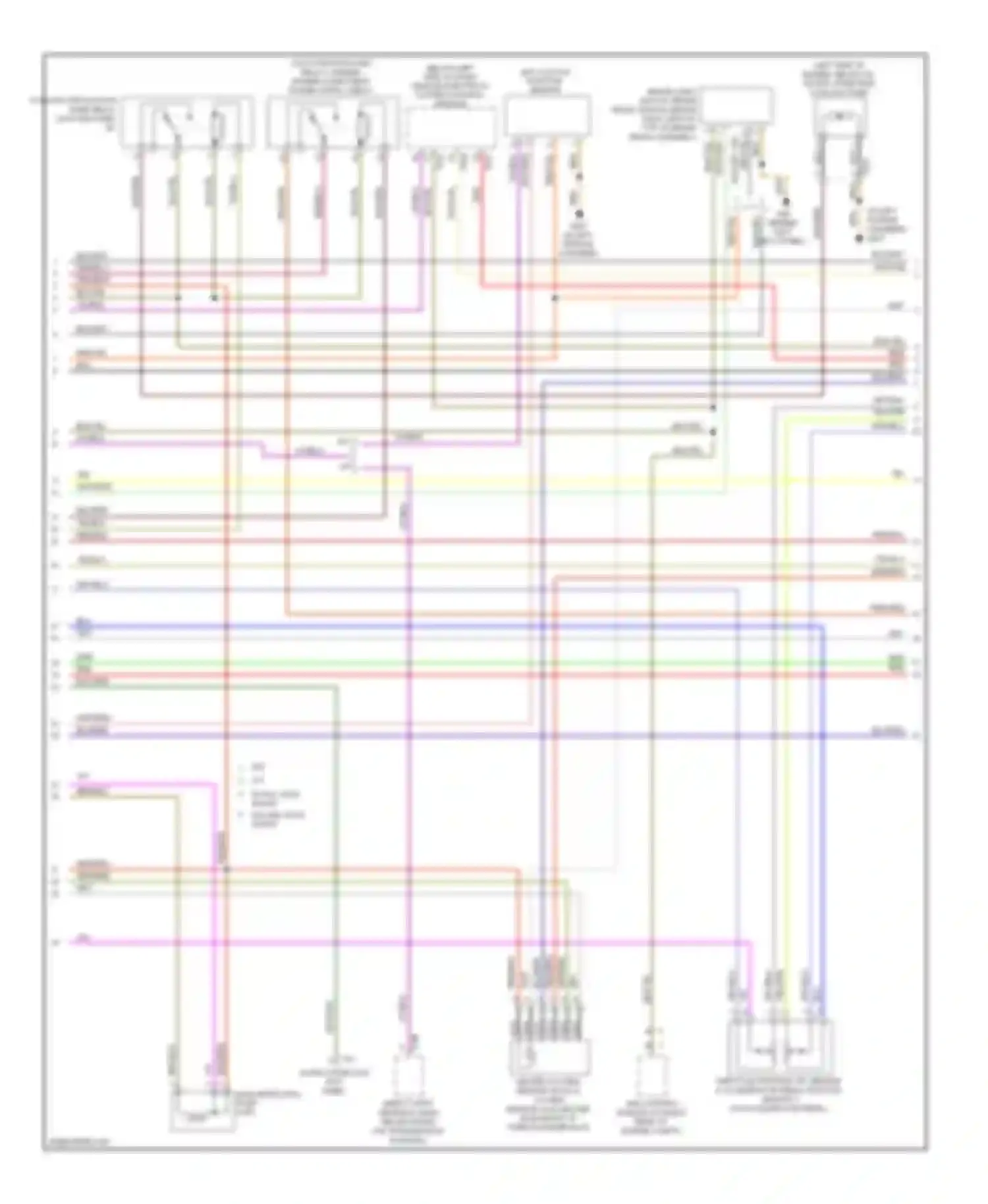Wiring diagram heated oxygen for Audi A3 8P facelift 2 (2008-2013)