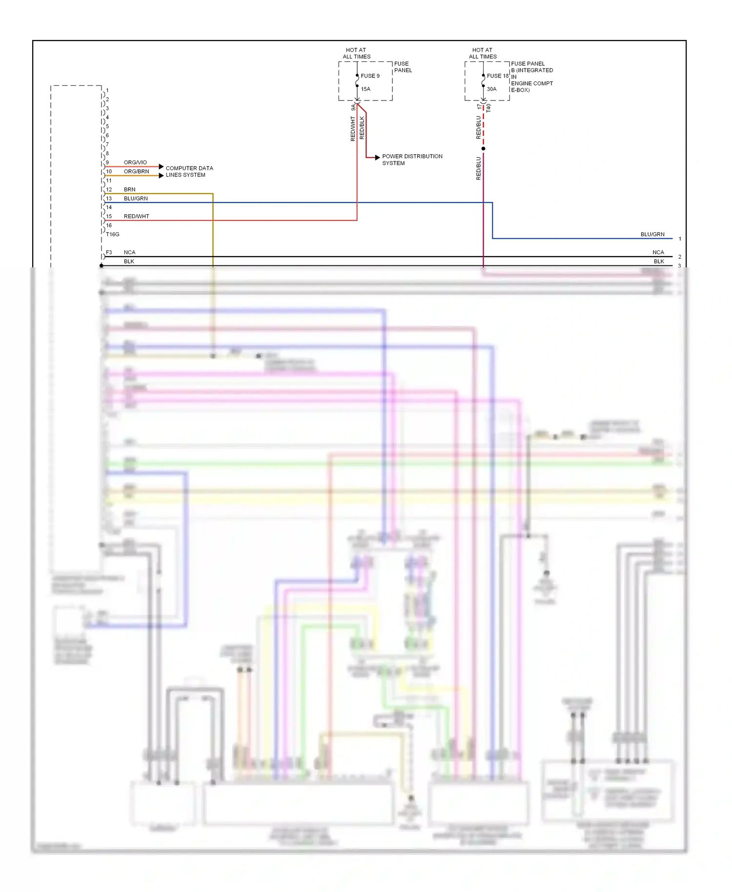 Wiring diagram org/brn for Audi A3 8P facelift 2 (2008-2013) (35 of 65)