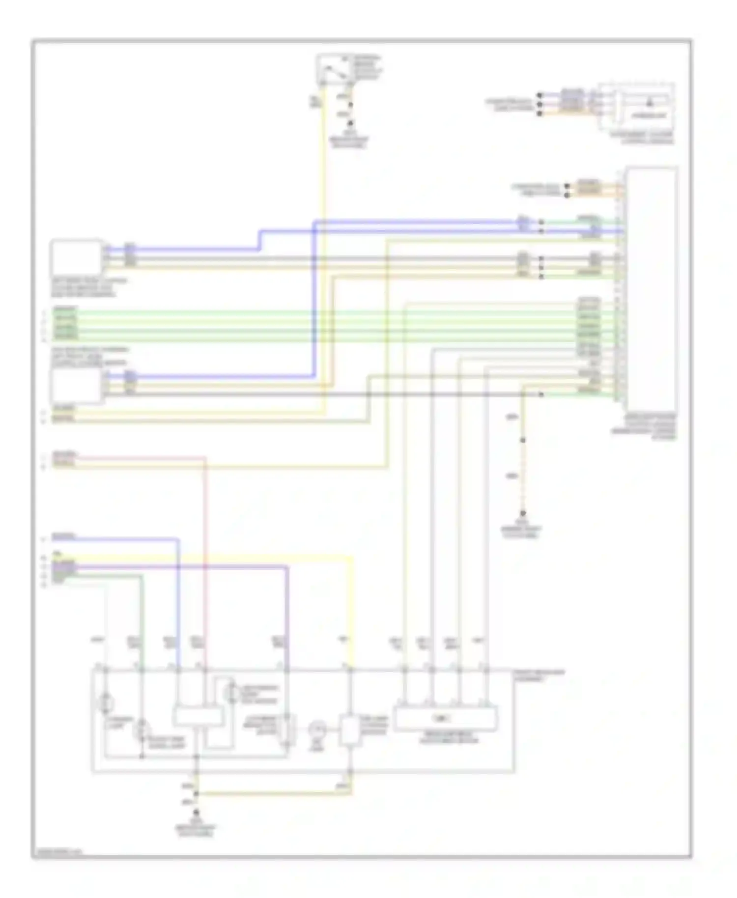 Wiring diagram hid lamp control module for Audi A3 8P facelift 2 (2008-2013)