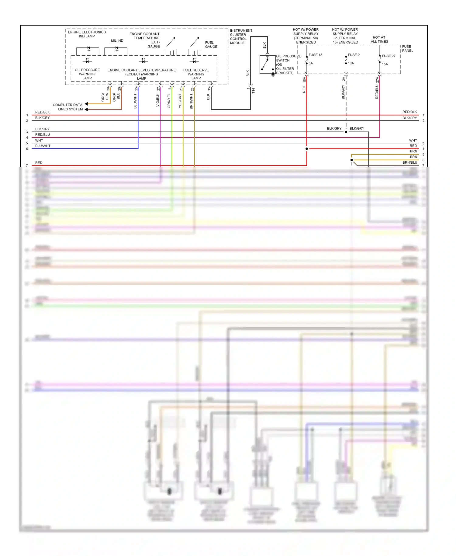 Wiring diagram vio/yel for Audi A3 8P facelift 2 (2008-2013) (5 of 17)
