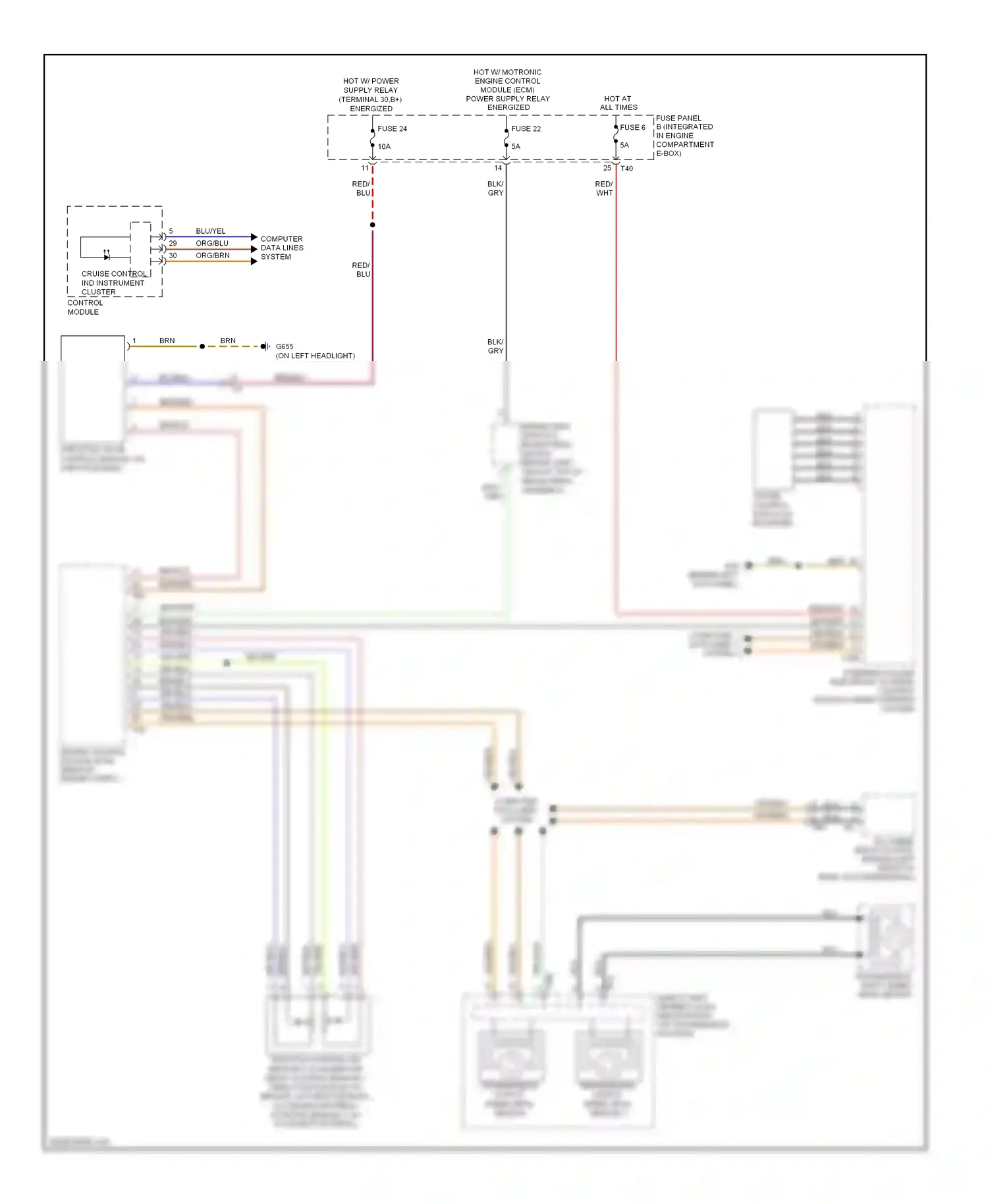 Wiring diagram wht/blu for Audi A3 8P facelift 2 (2008-2013) (2 of 22)