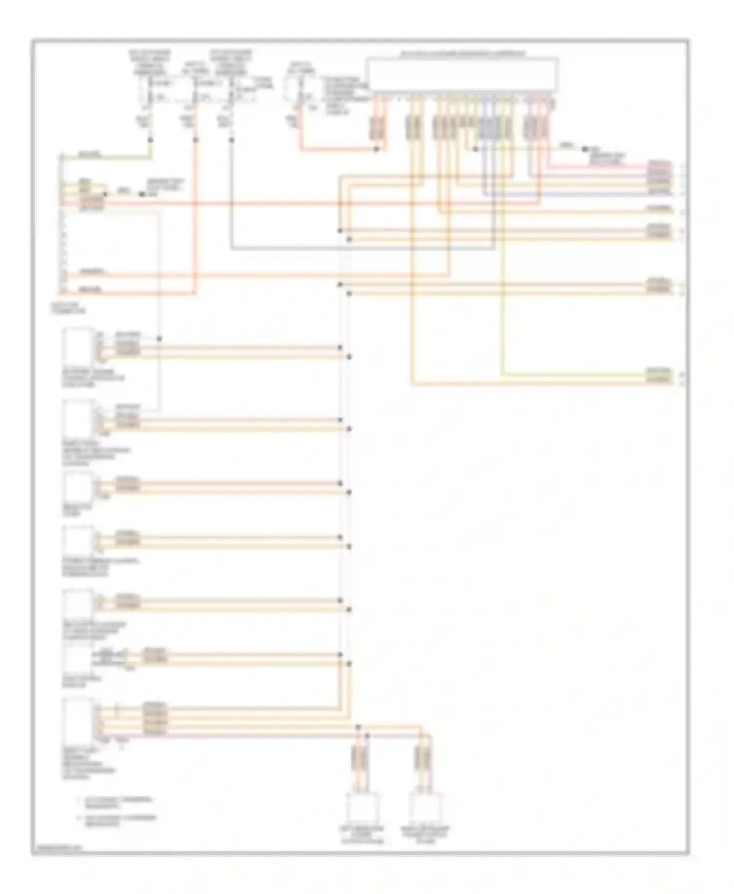 A3 Audi 8P facelift (2004-2008): Computer data lines circuit (1 of 2)