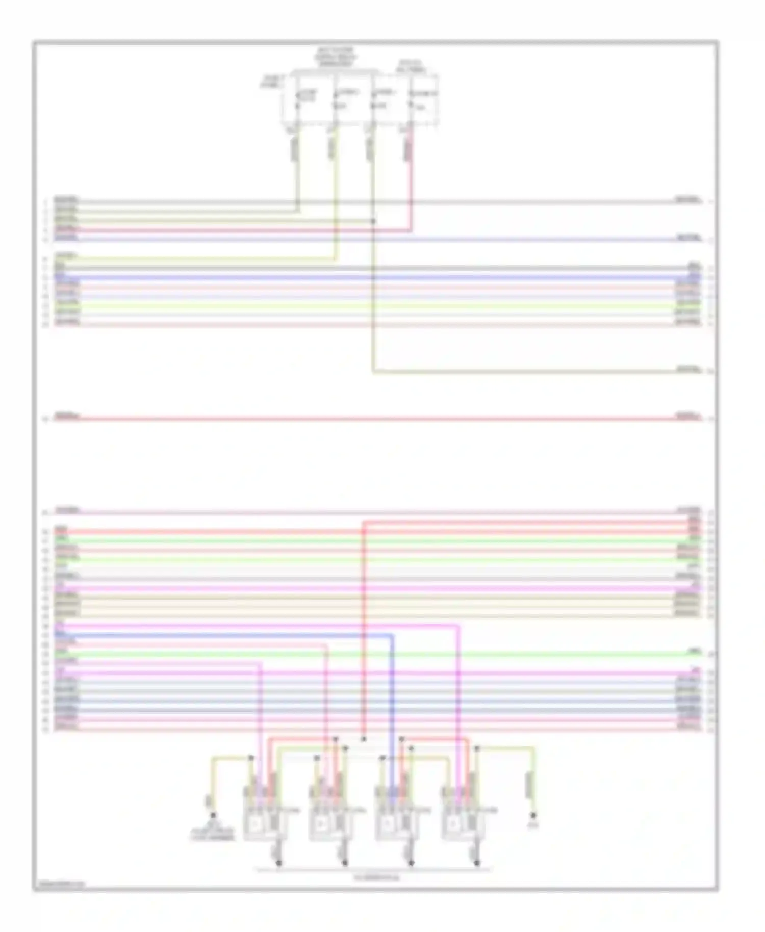 A3 Audi 8P facelift (2004-2008): Wiring diagram engine performance 2.0l turbo (4 of 5)
