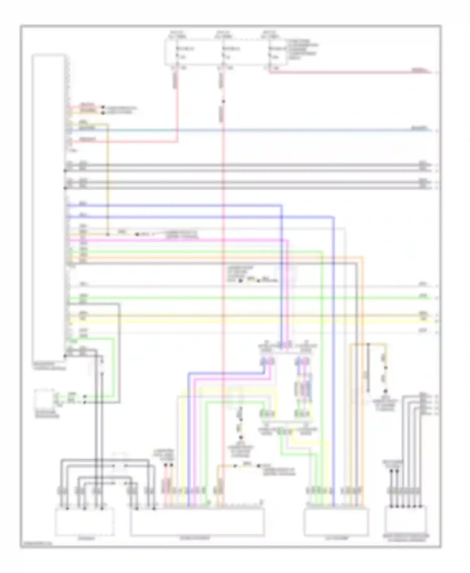 A3 Audi 8P facelift (2004-2008): Navigation circuit, with rns-e with bose (1 of 2)