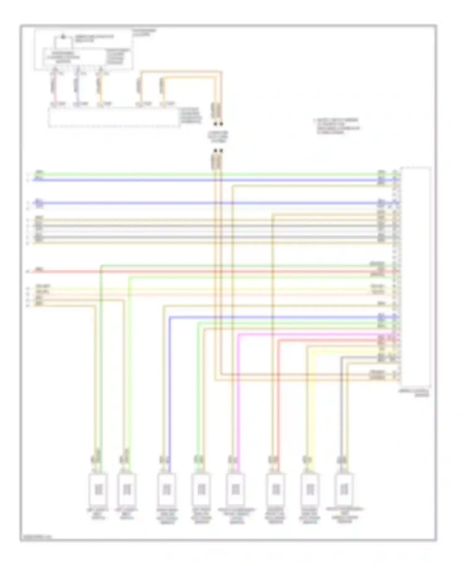 A3 Audi 8P facelift (2004-2008): Supplemental restraints circuit (3 of 3)