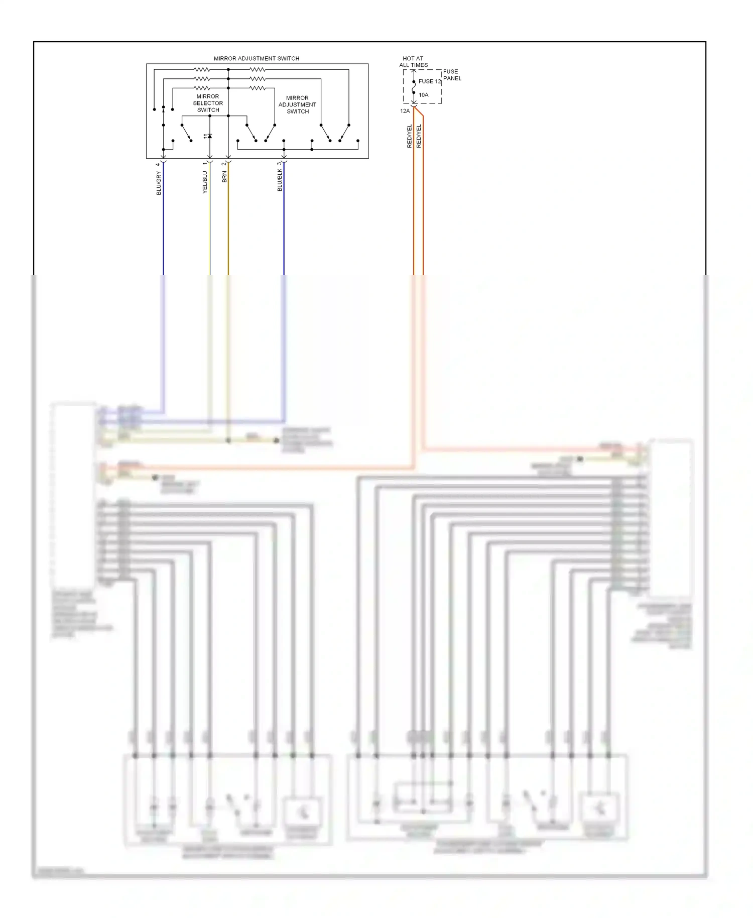 Audi A3 8P facelift (2004-2008) automatic day/night defogger wiring diagram  (1 of 1)