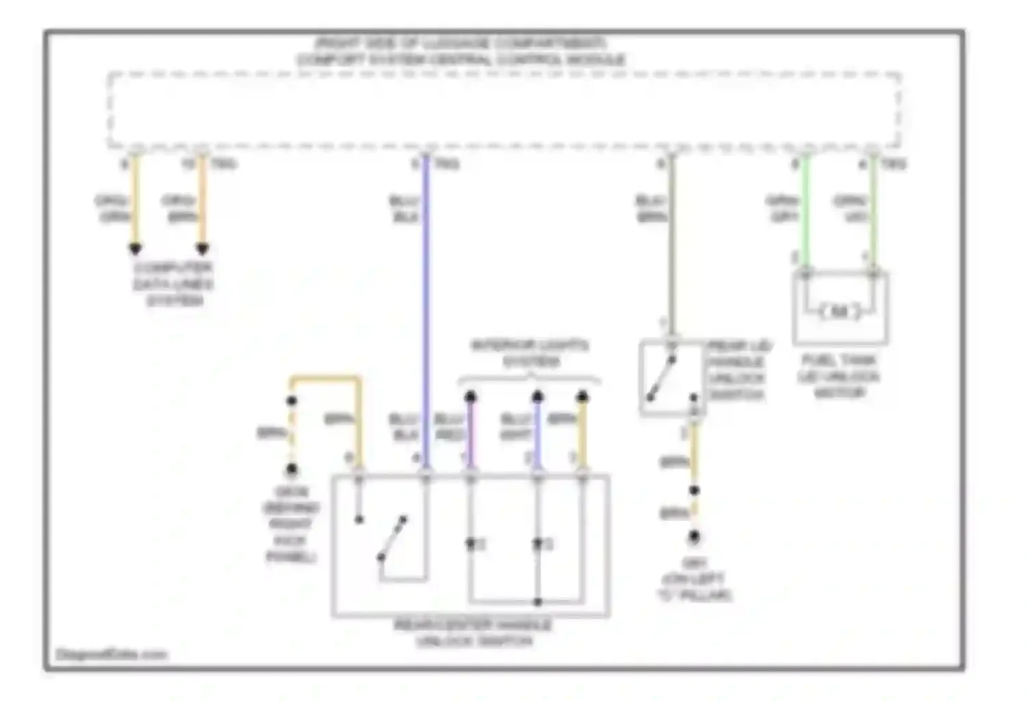 Wiring diagram blk for Audi A3 8P facelift (2004-2008) (66 of 67)
