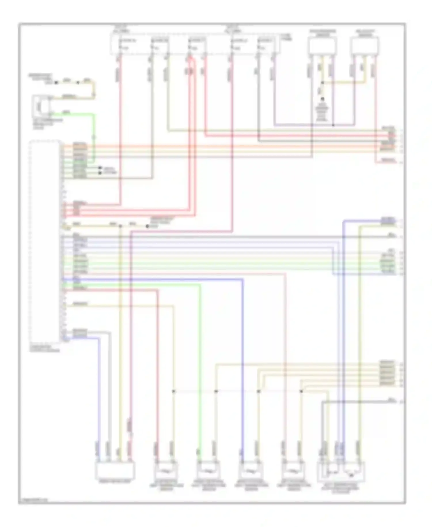 Wiring diagram blk/wht for Audi A3 8P facelift (2004-2008) (1 of 14)