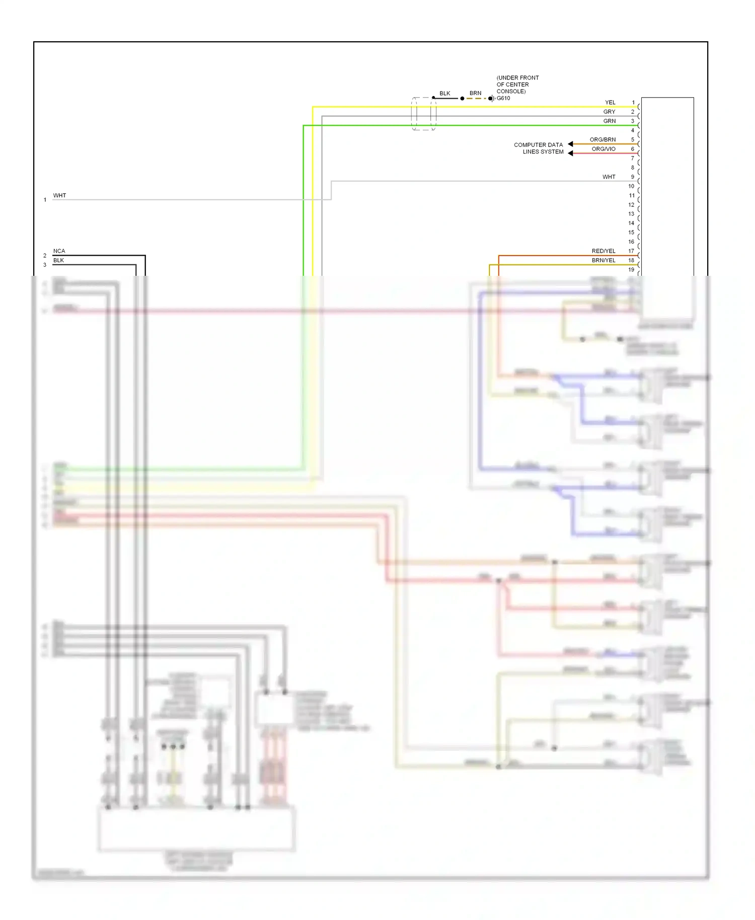 Audi A3 8P facelift (2004-2008) blu wiring diagram  (47 of 63)