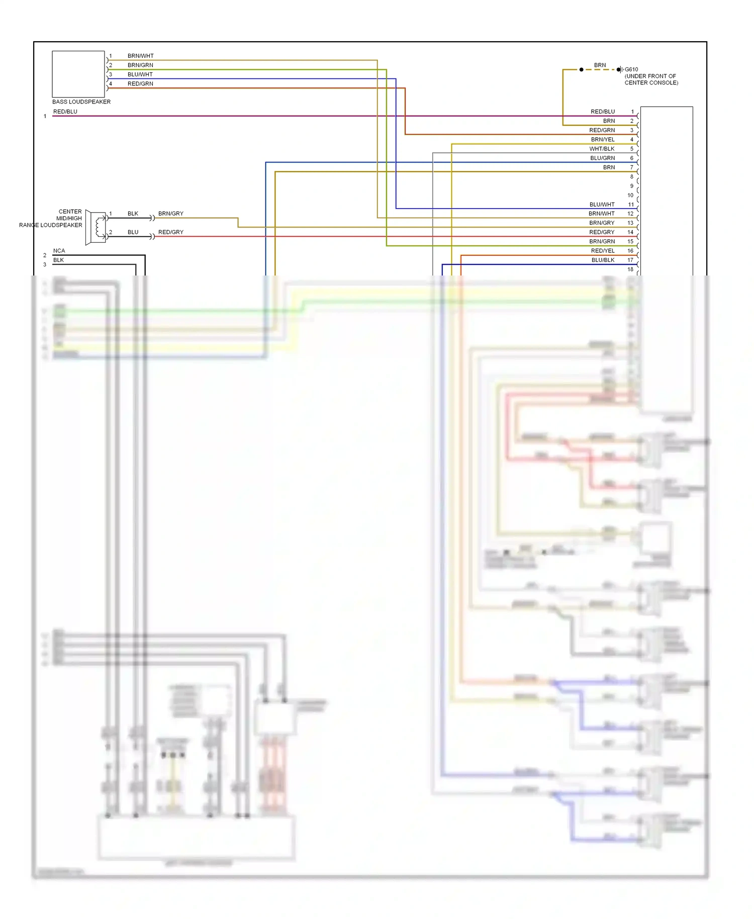 Audi A3 8P facelift (2004-2008) comfort system central control module wiring diagram  (2 of 5)