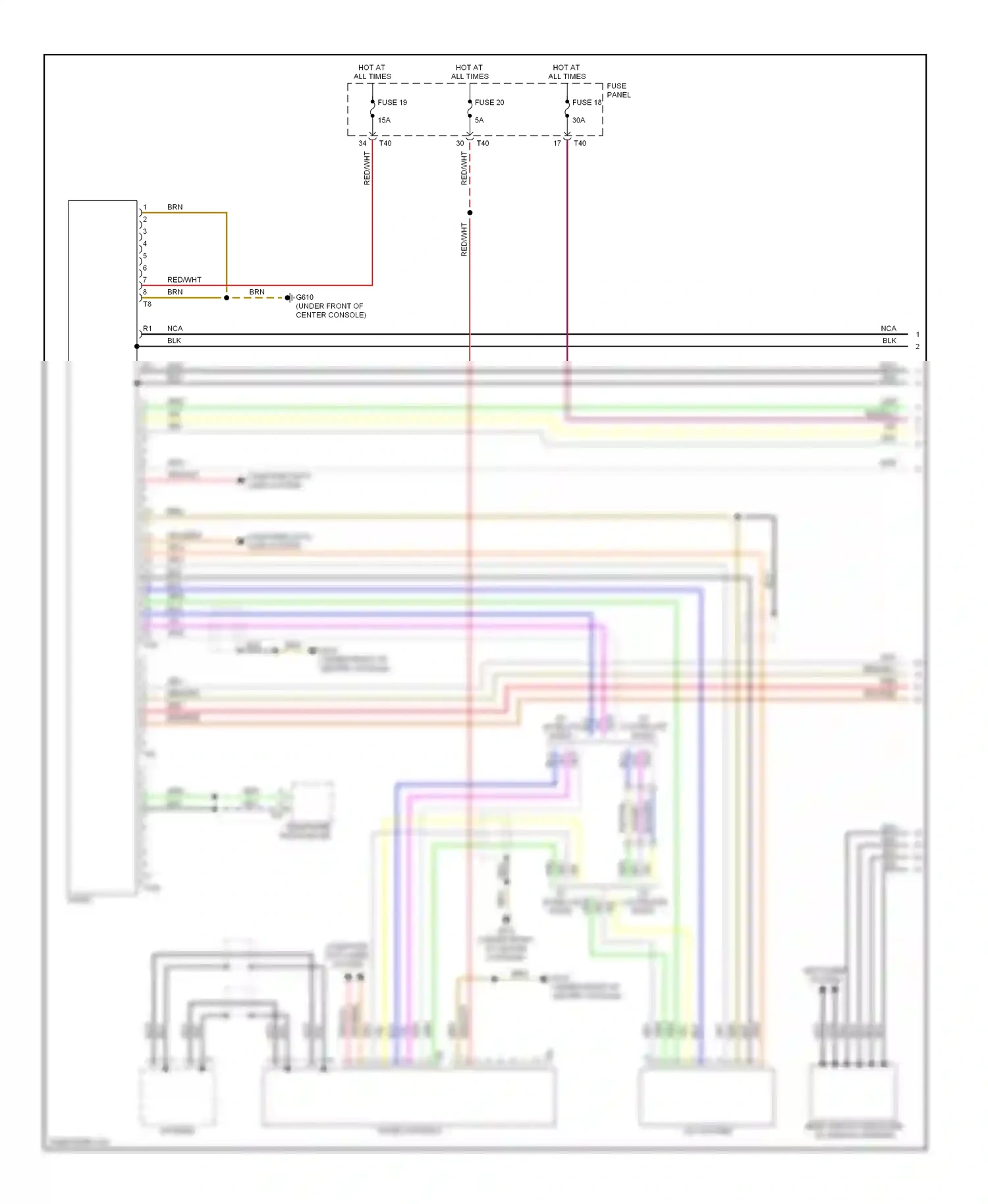 Audi A3 8P facelift (2004-2008) computer data lines system wiring diagram  (32 of 49)