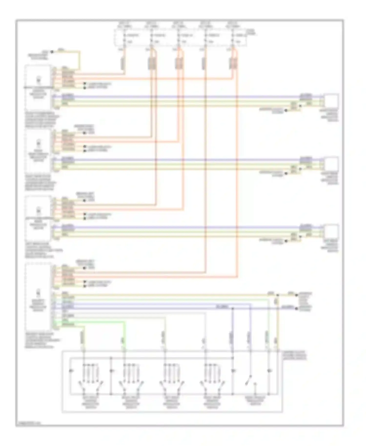 Wiring diagram fuse 19 for Audi A3 8P facelift (2004-2008) (10 of 16)