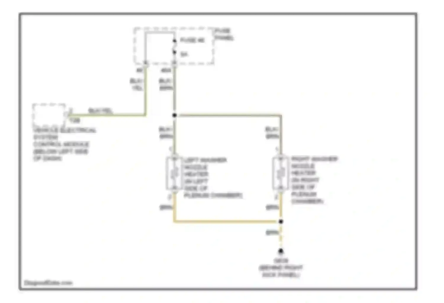 Wiring diagram fuse panel c for Audi A3 8P facelift (2004-2008)