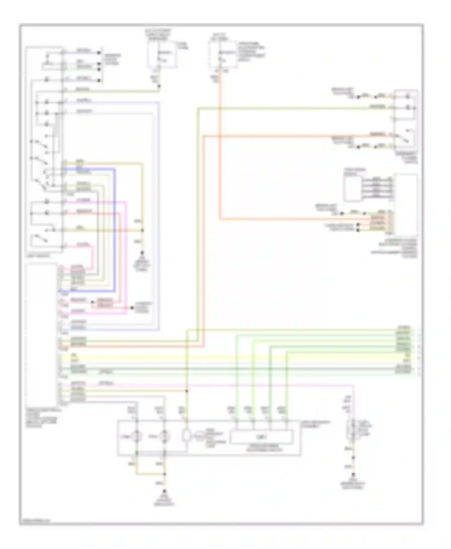Wiring diagram grn/brn for Audi A3 8P facelift (2004-2008) (3 of 4)