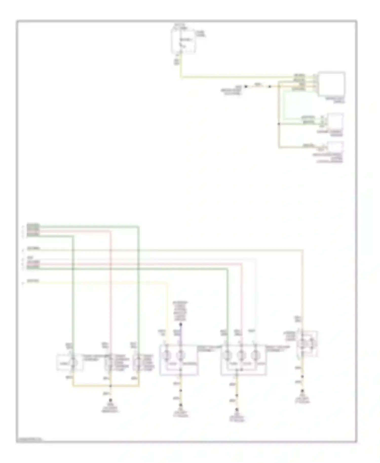 Wiring diagram engine control module for Audi A3 8P facelift (2004-2008)