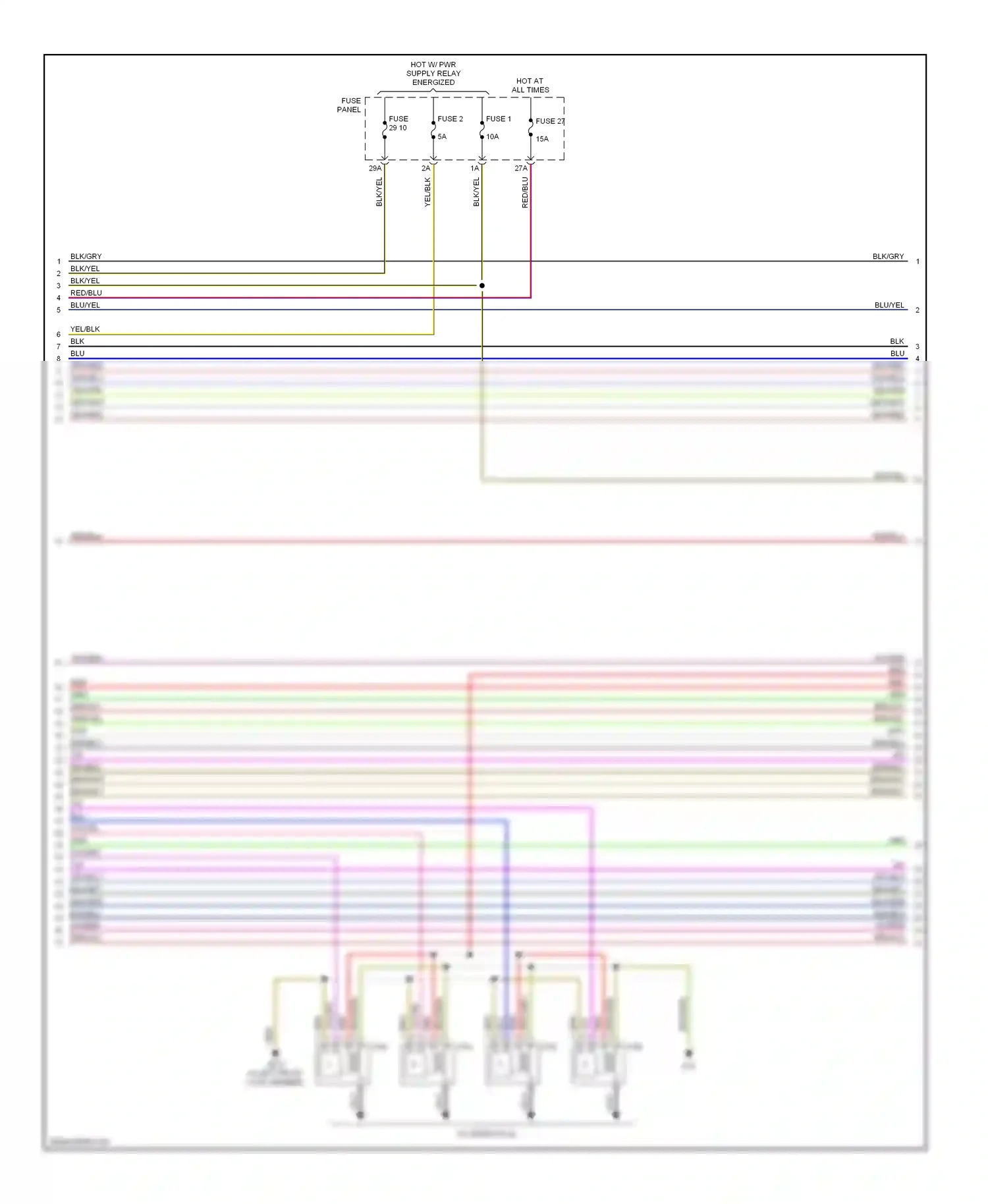 Audi A3 8P facelift (2004-2008) red/blu wiring diagram  (10 of 25)