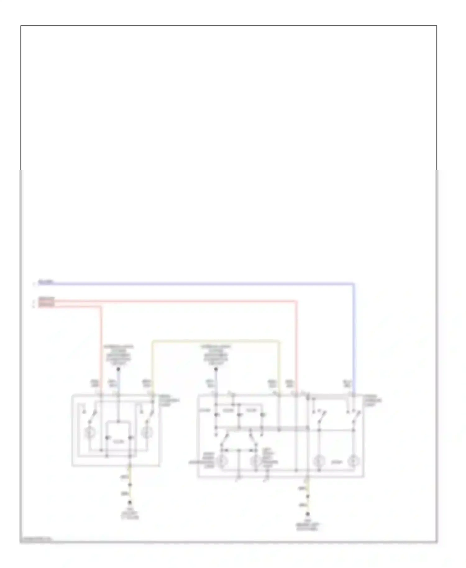 Audi A3 8P facelift (2004-2008) right front map/ reading light wiring diagram  (1 of 1)