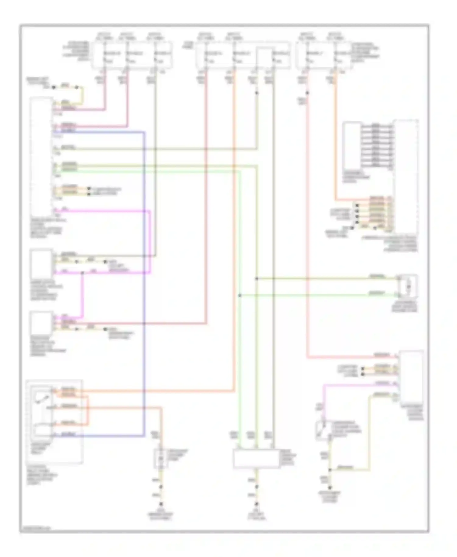 Wiring diagram vio/wht for Audi A3 8P facelift (2004-2008) (7 of 8)