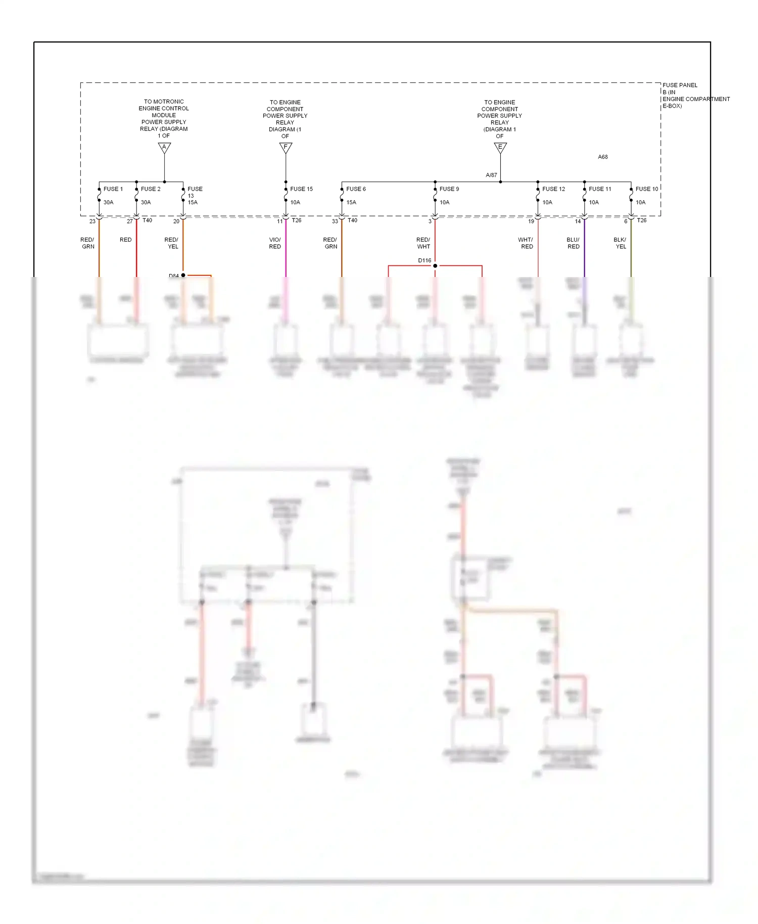 Wiring diagram wht for Audi A3 8P facelift (2004-2008) (36 of 59)
