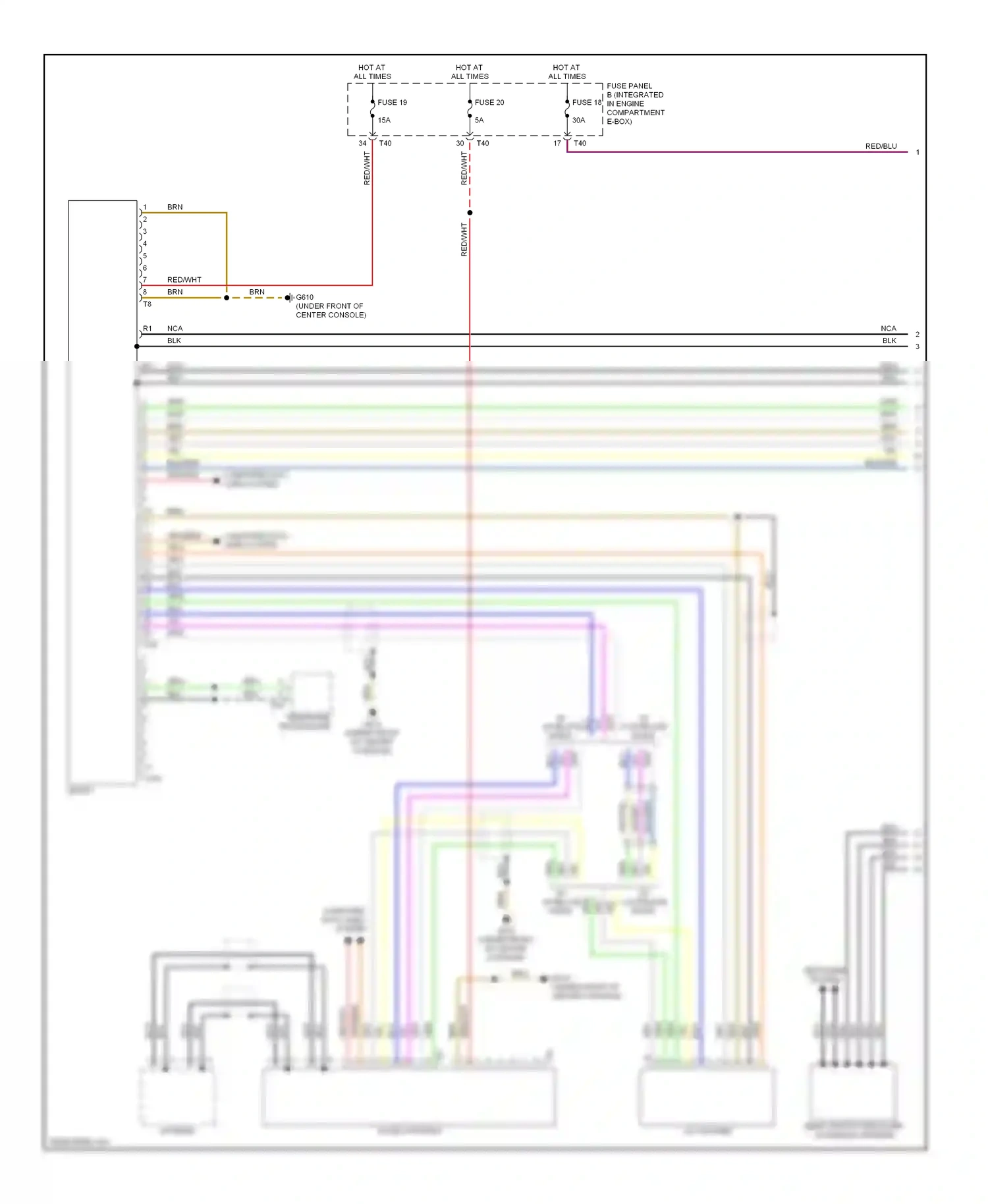 Audi A3 8P facelift (2004-2008) yel wiring diagram  (31 of 58)